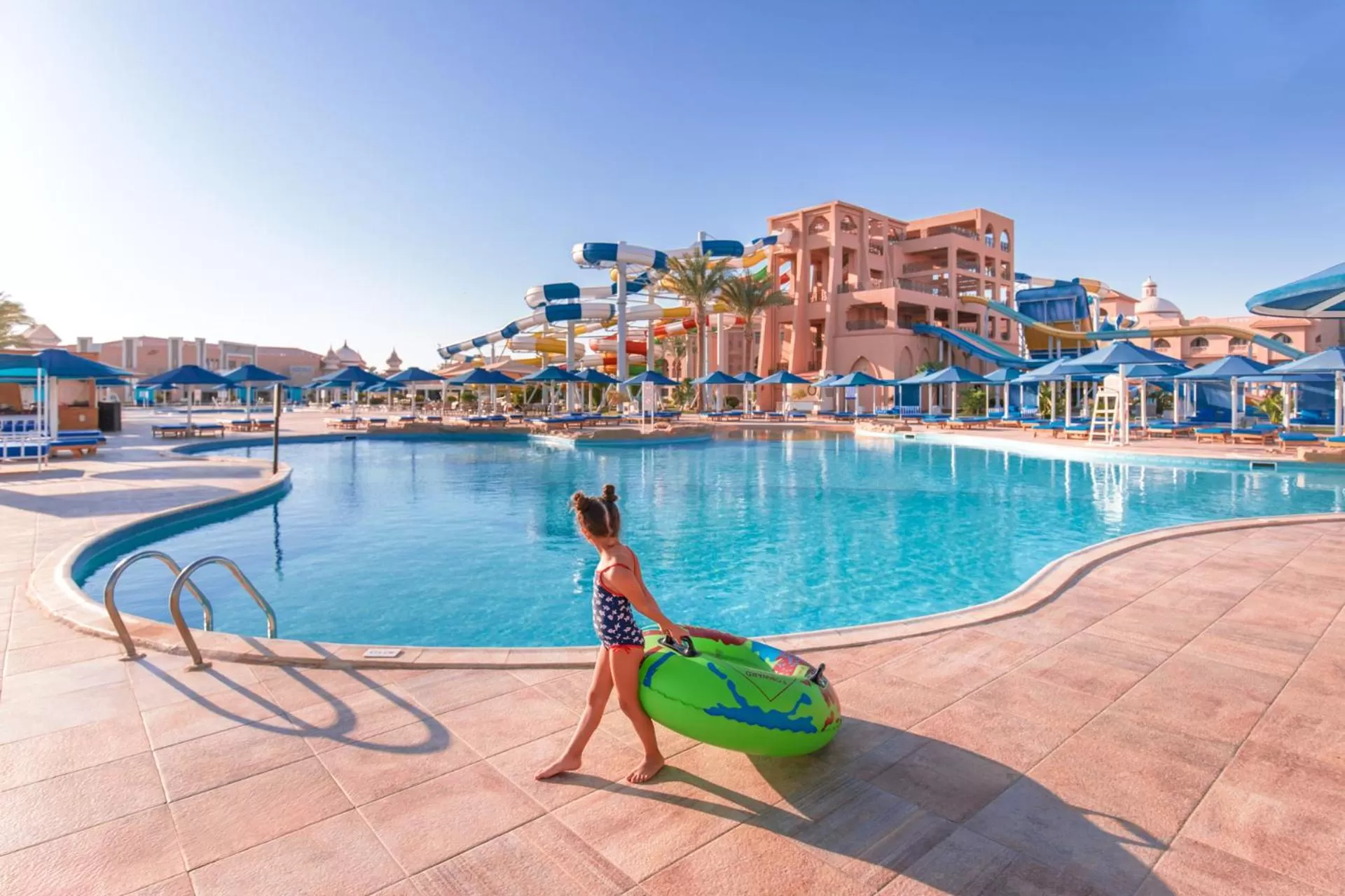 Swimming pool in Pickalbatros Aqua Park Resort - Hurghada