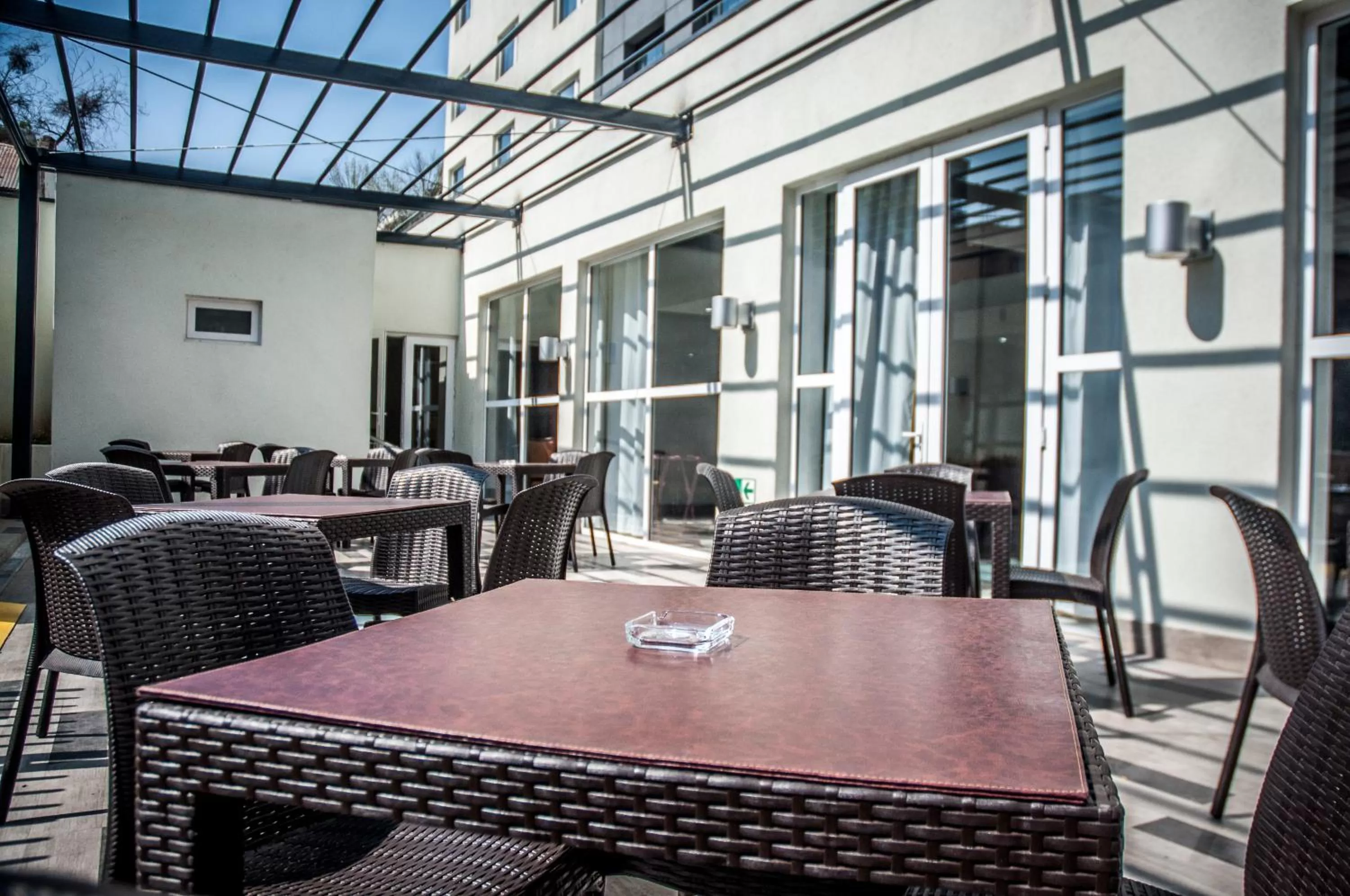 Patio in Hotel Diego de Almagro Providencia