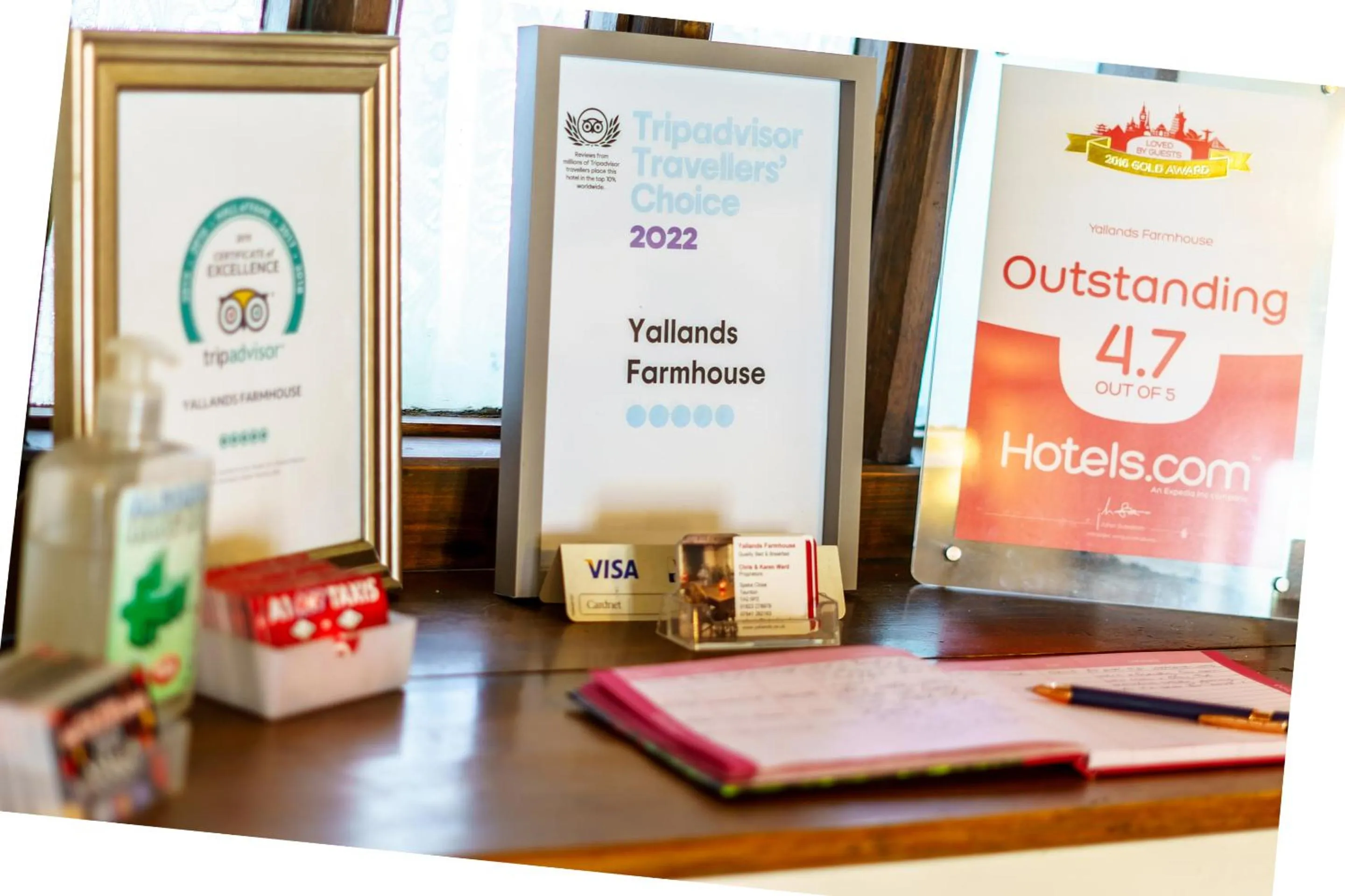 Dining area in Yallands Farmhouse