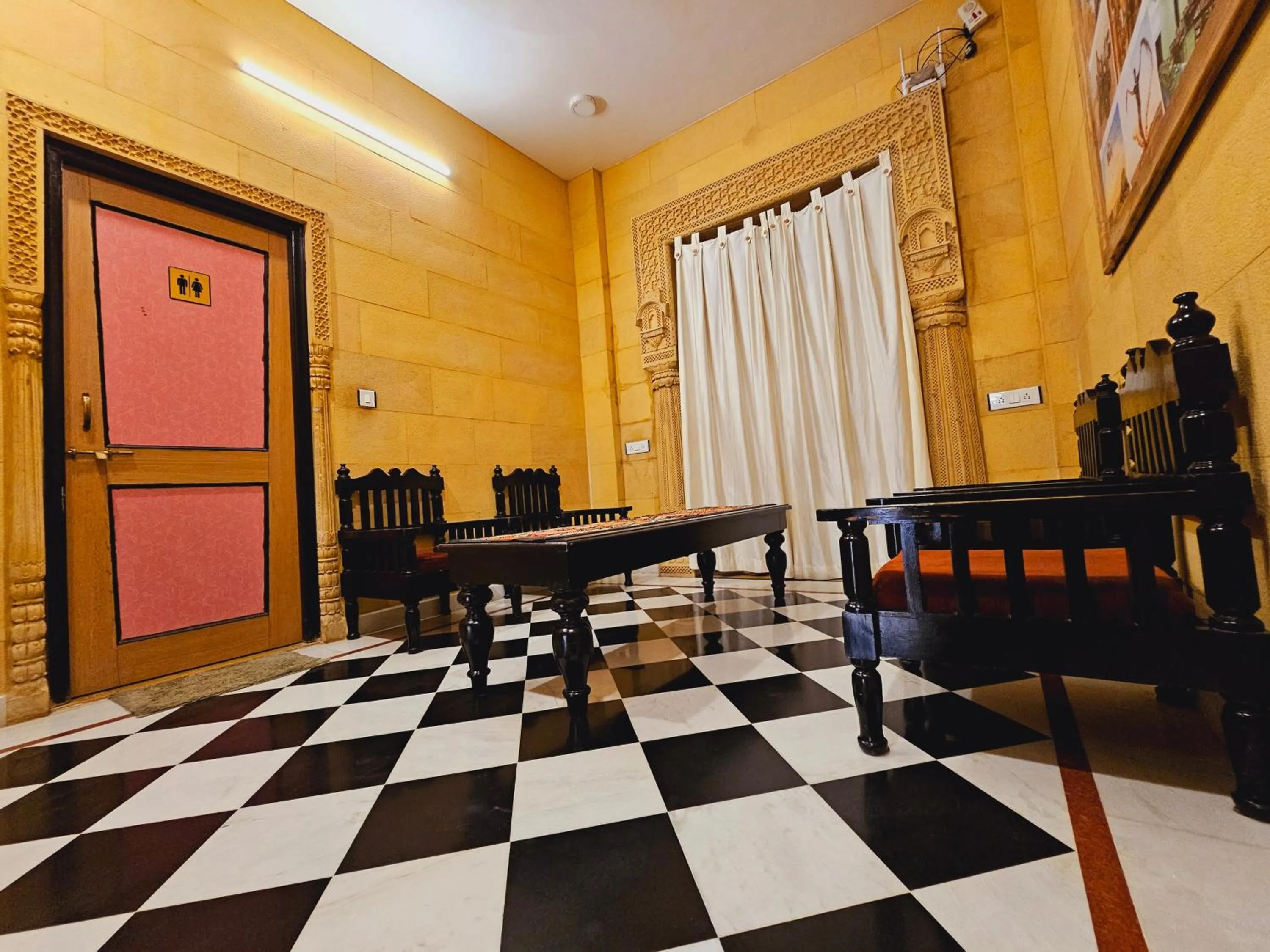 Seating area in Hotel Royal Haveli