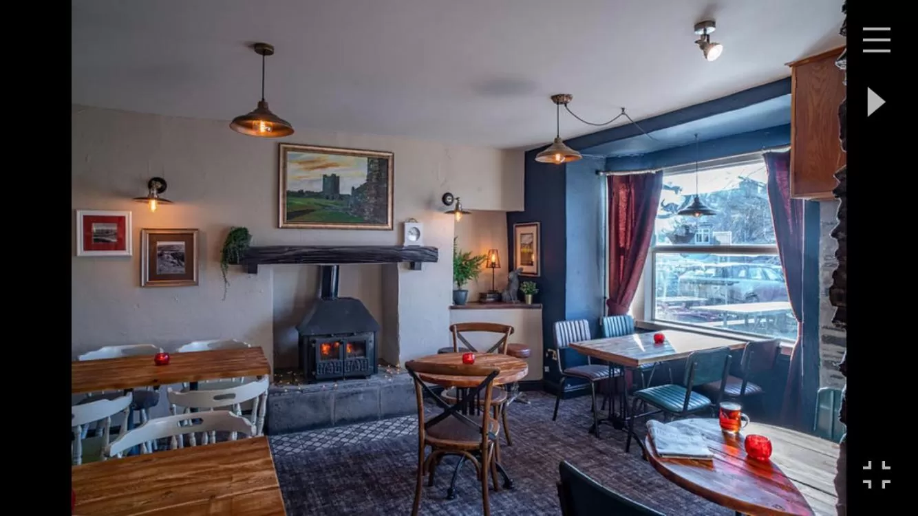 Dining area in The Black Swan Hotel