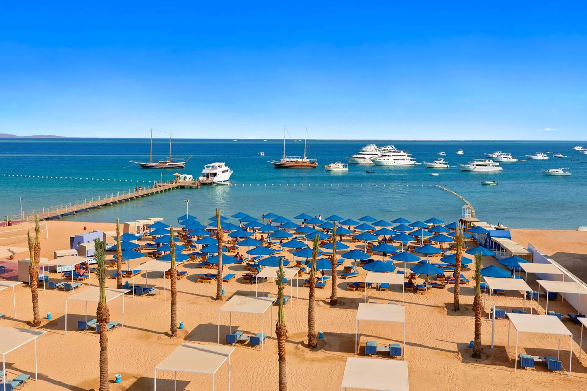 Beach in Pickalbatros Blu Spa Resort - Adults Friendly 16 Years Plus- Ultra All-Inclusive