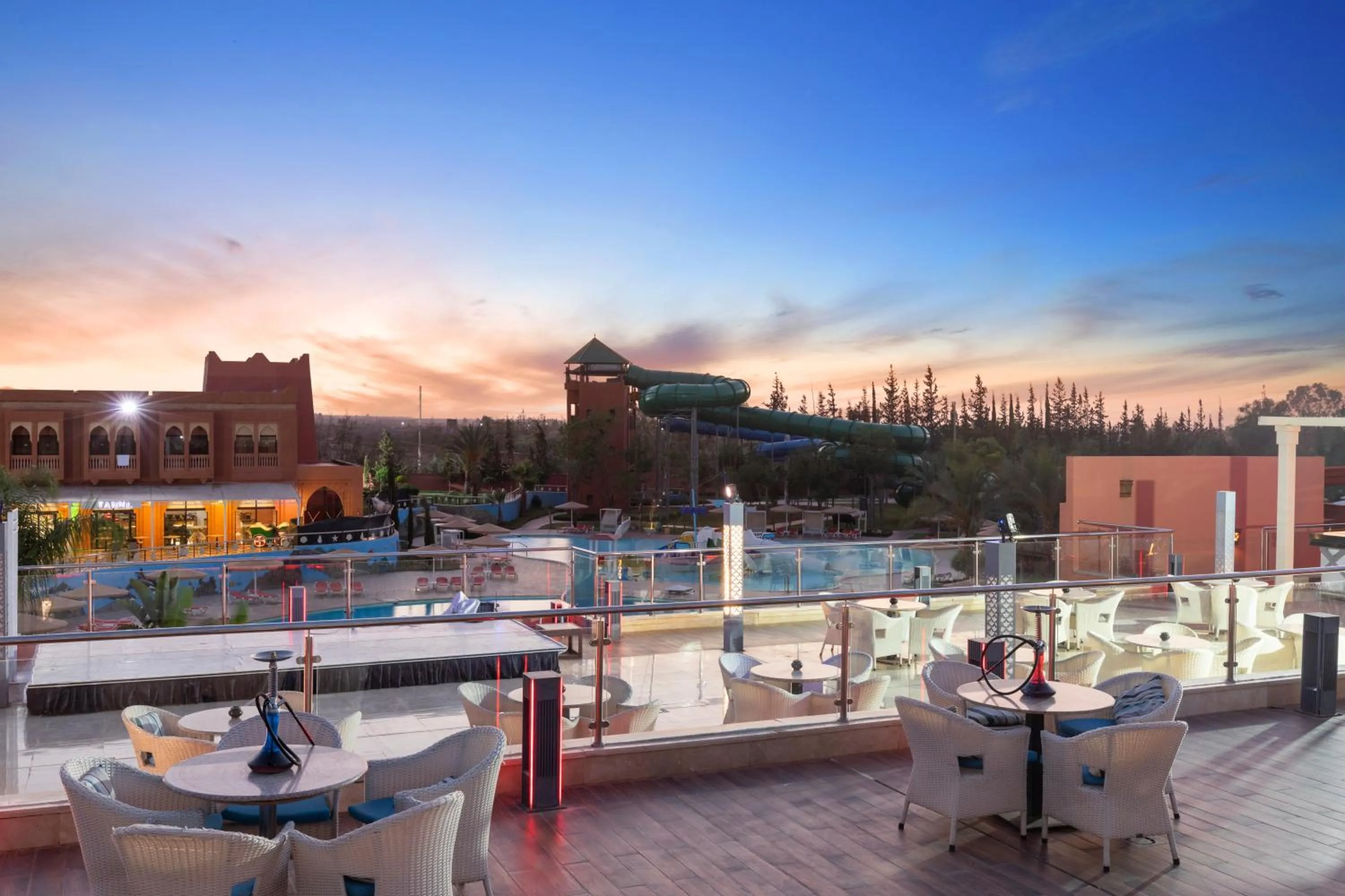 Patio in Pickalbatros Aqua Fun Club All Inclusive