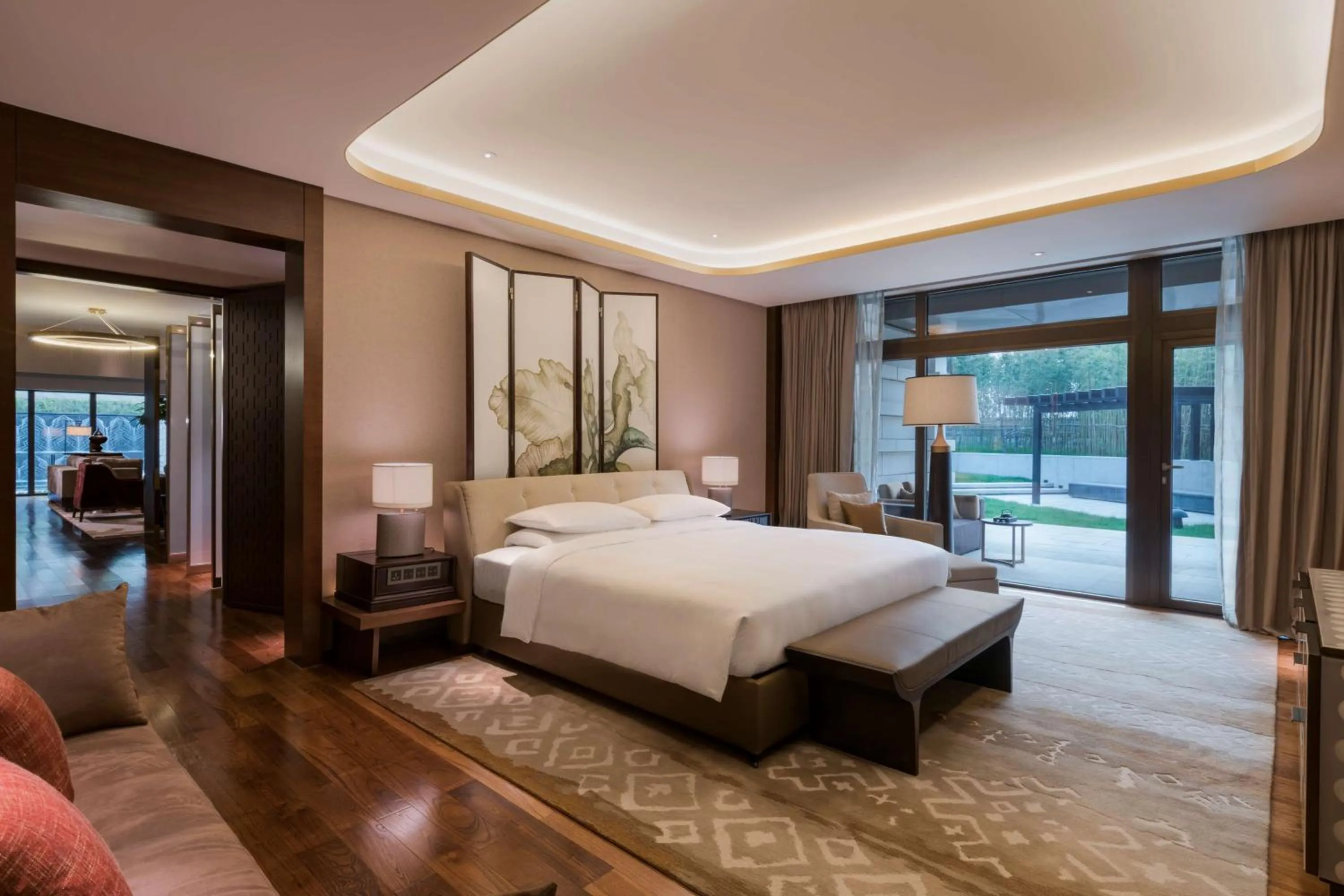 Photo of the whole room, Bed in Hyatt Regency Xi'an