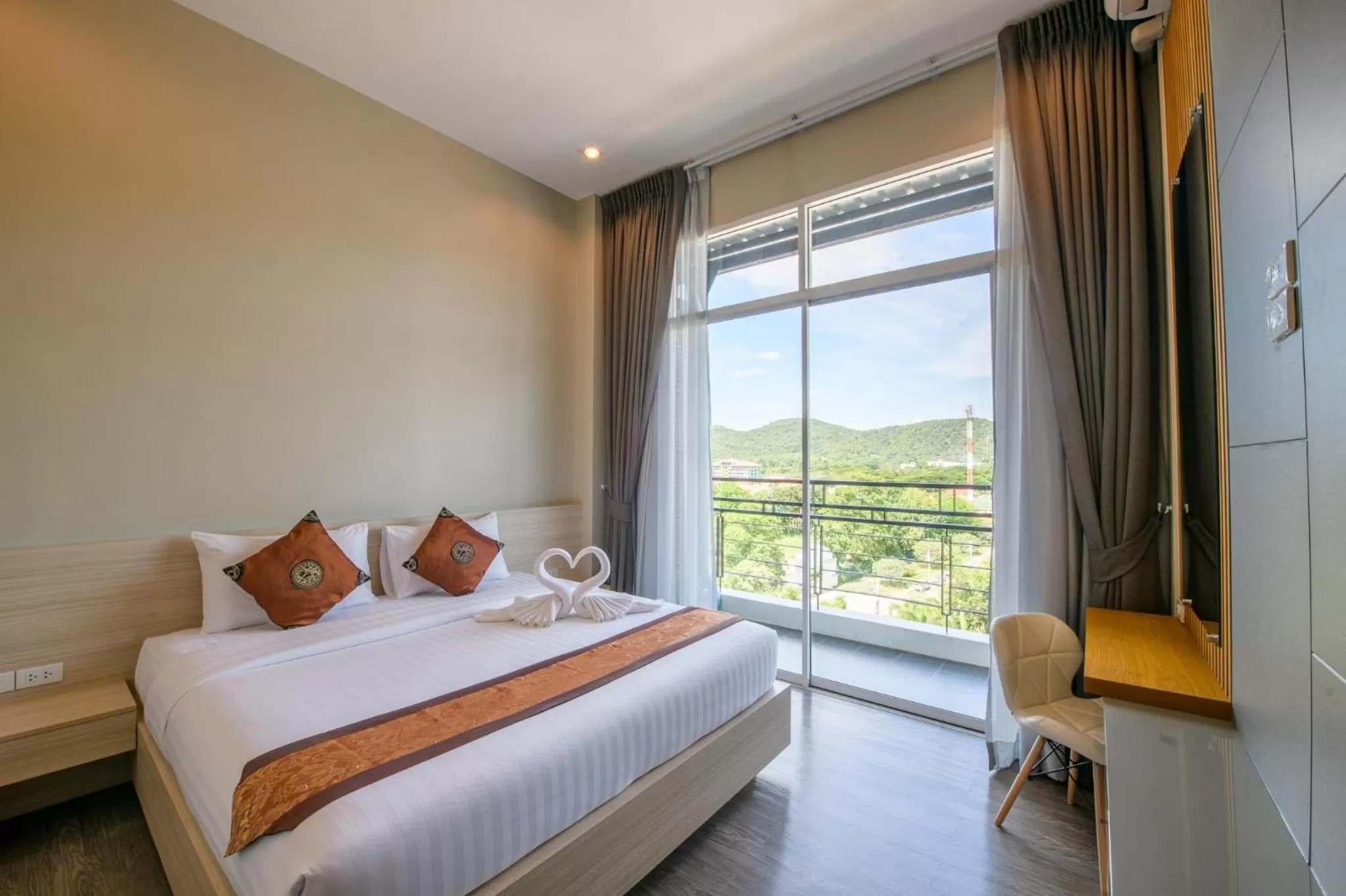View (from property/room), Bed in UR The Private Huahin