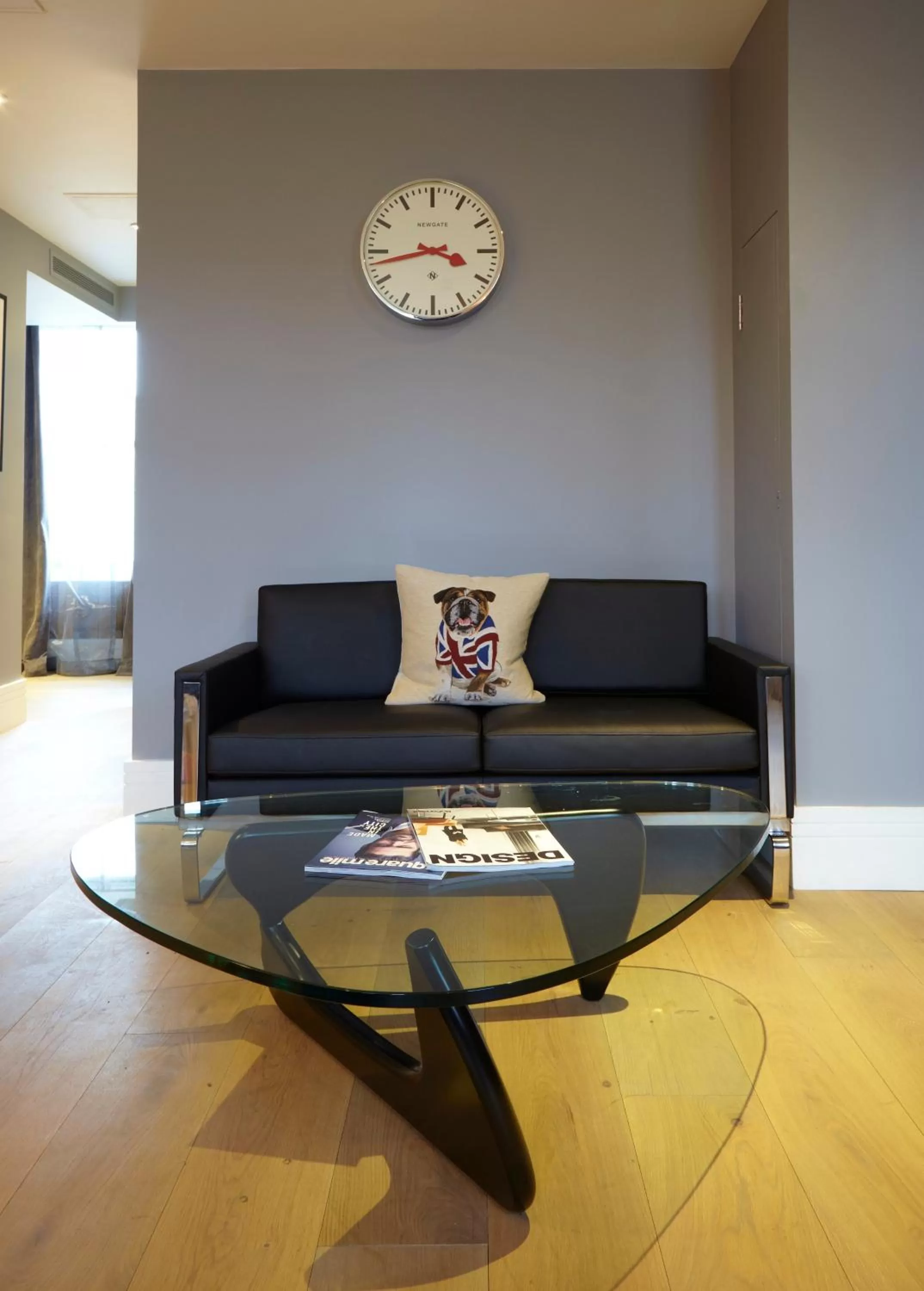 Seating area in Malmaison London