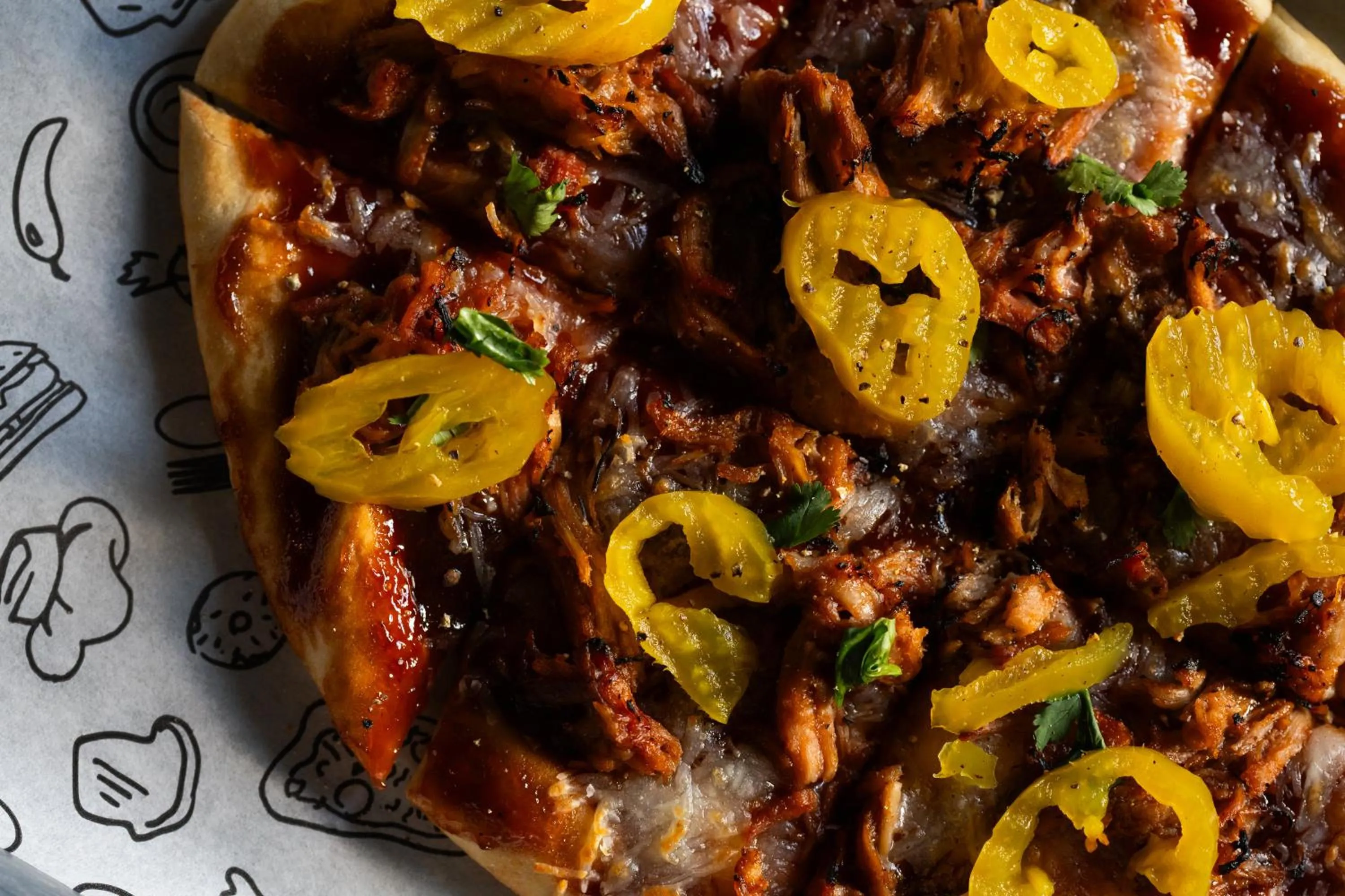 Food close-up in Moxy Houston Downtown