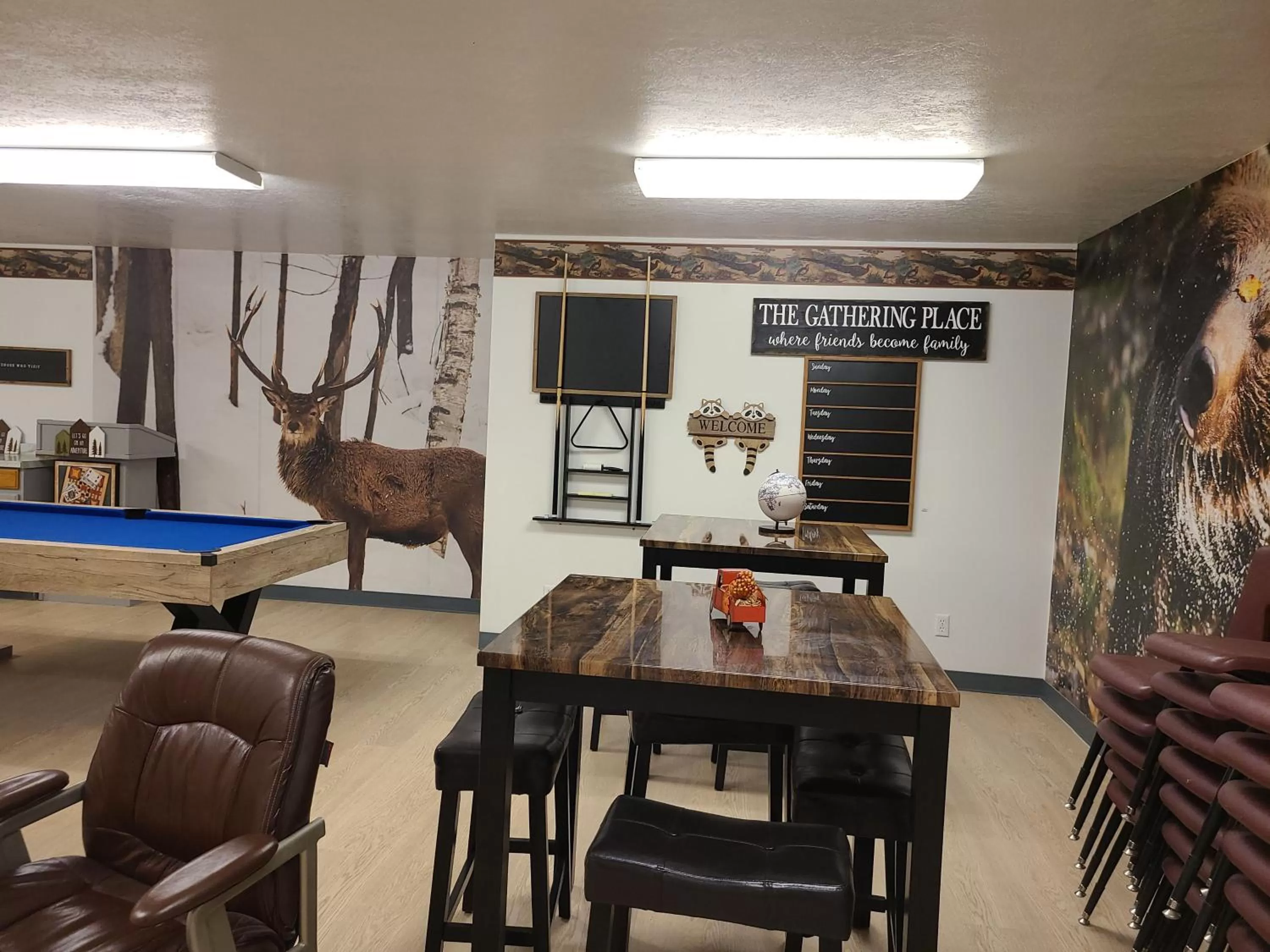 Game Room in Jefferson Inn