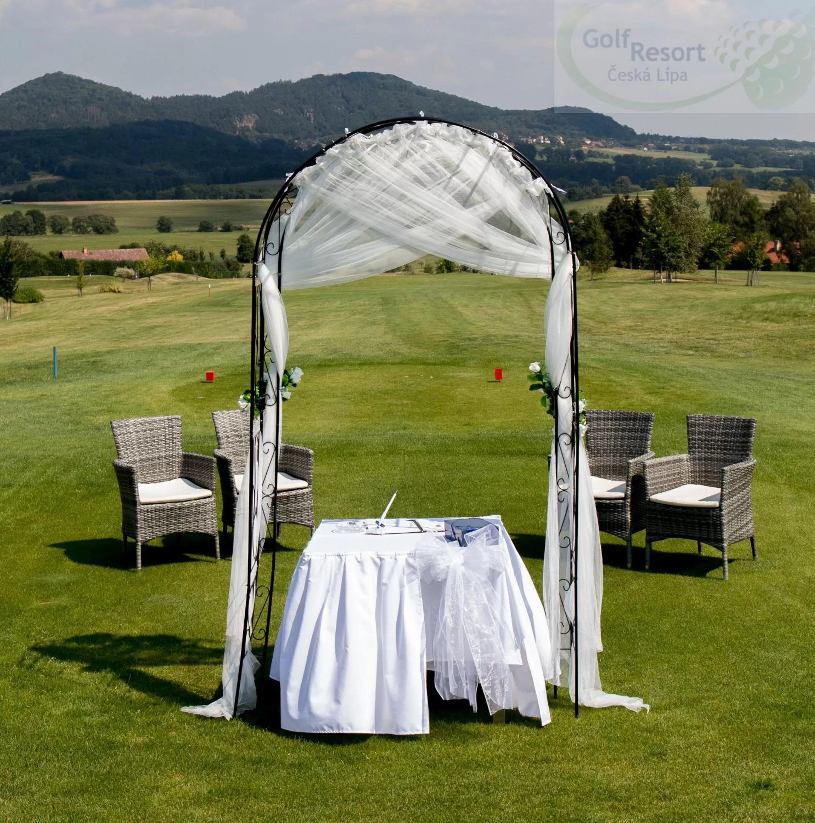 Natural landscape in Golf Resort Česká Lípa