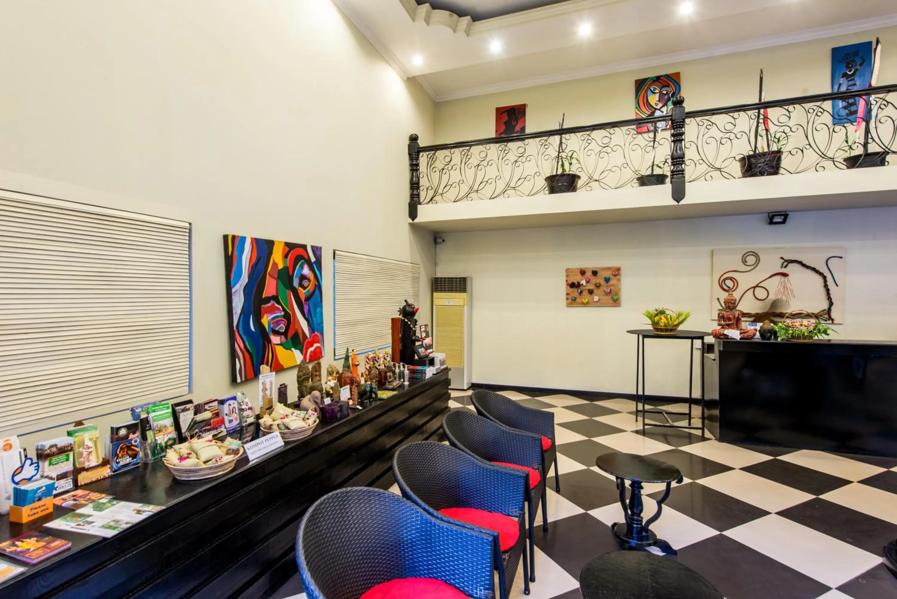 Lobby or reception in Angkor Panoramic Boutique Hotel