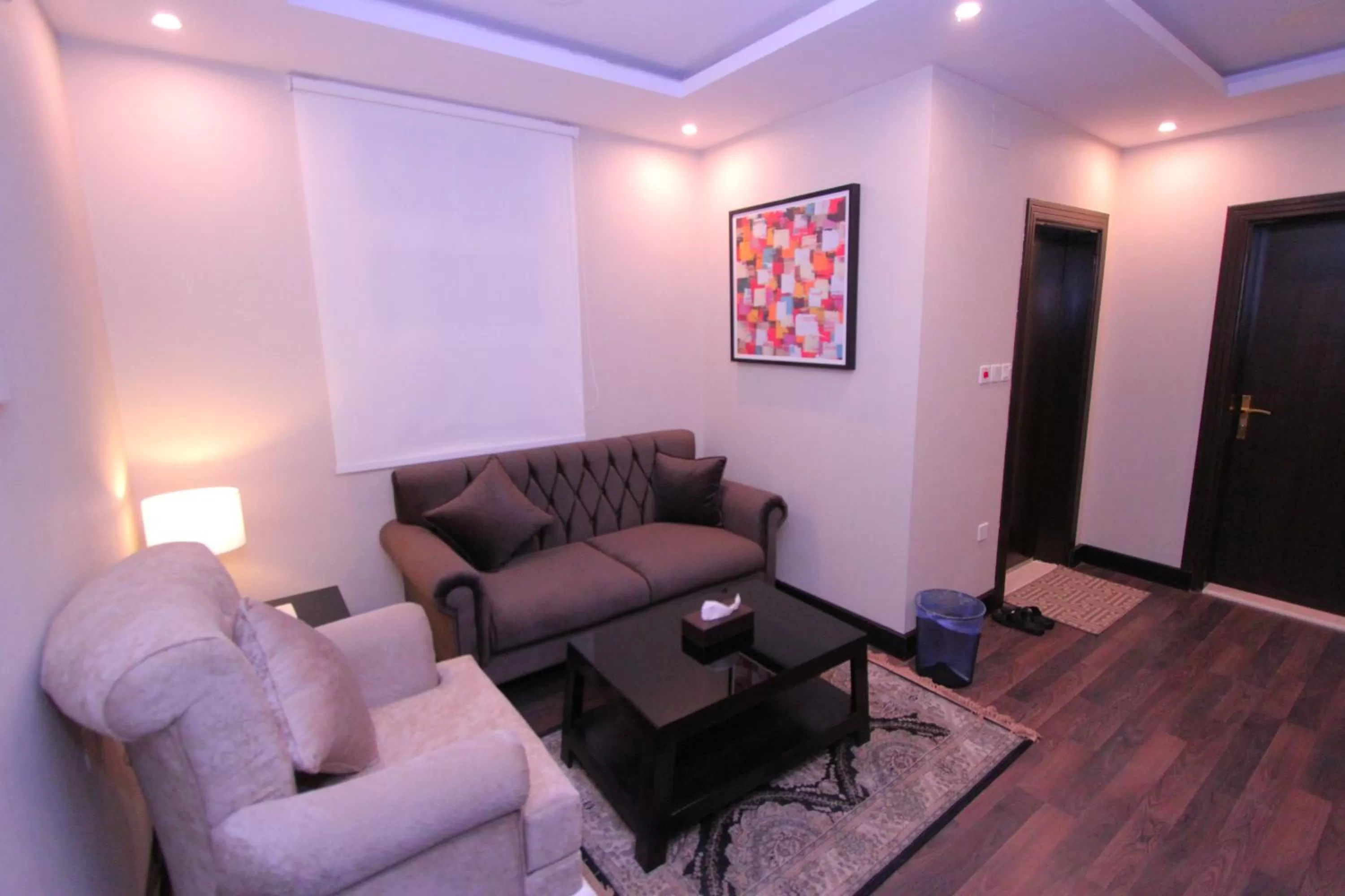 Seating area in Qasr Rayana Aparthotel