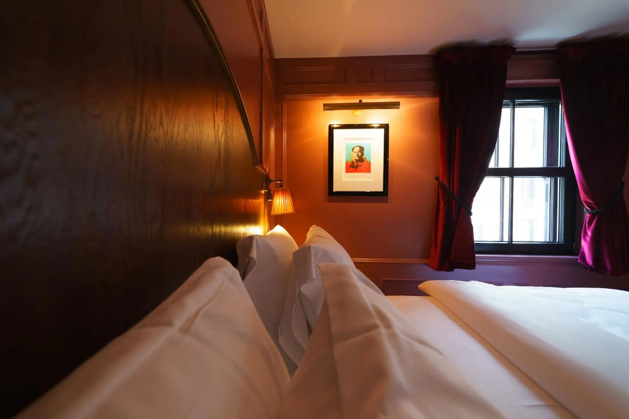 Bed in Mimi's Hotel Soho