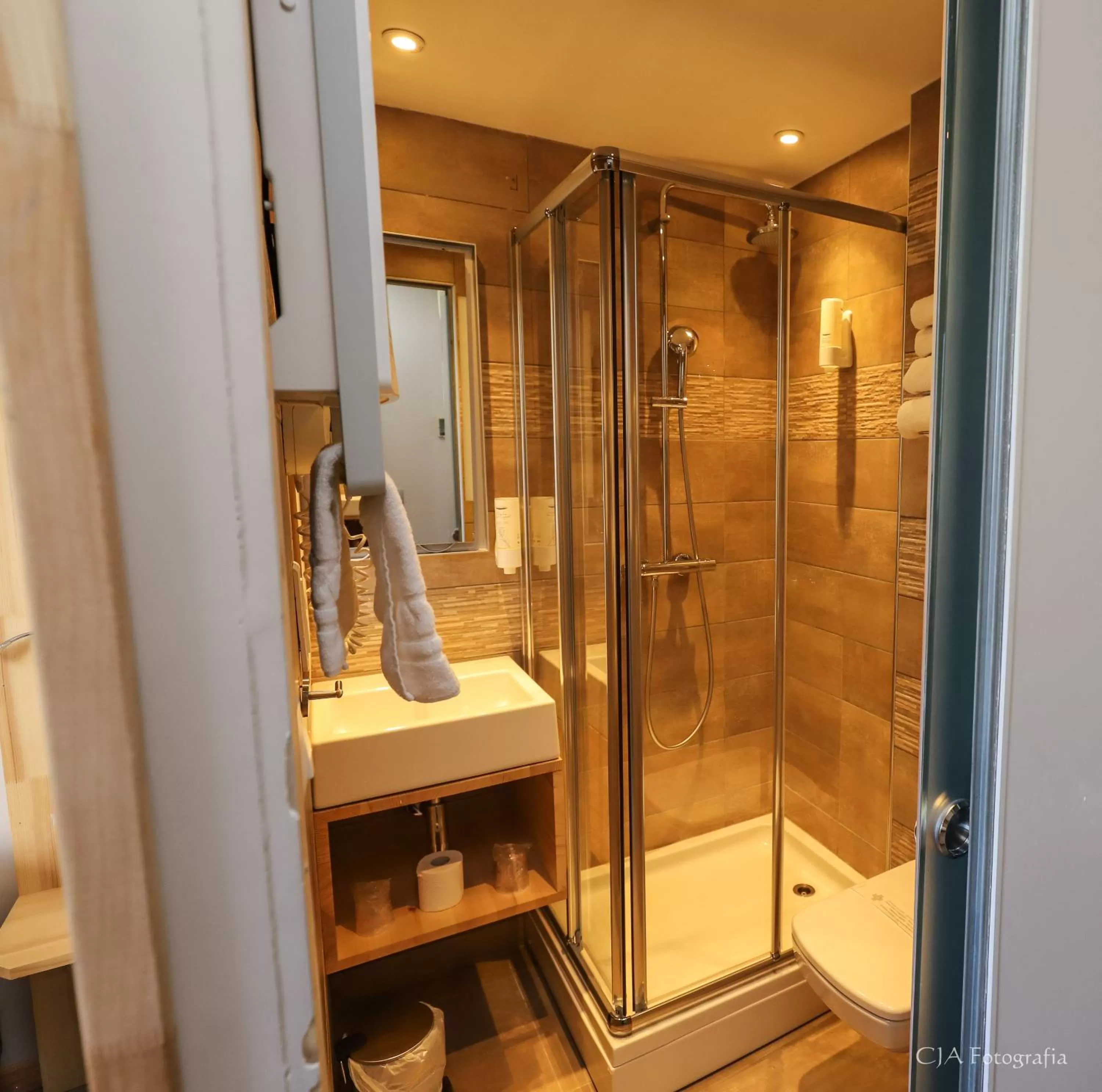 Shower in Hotel Restaurant Kyriad Brive Centre