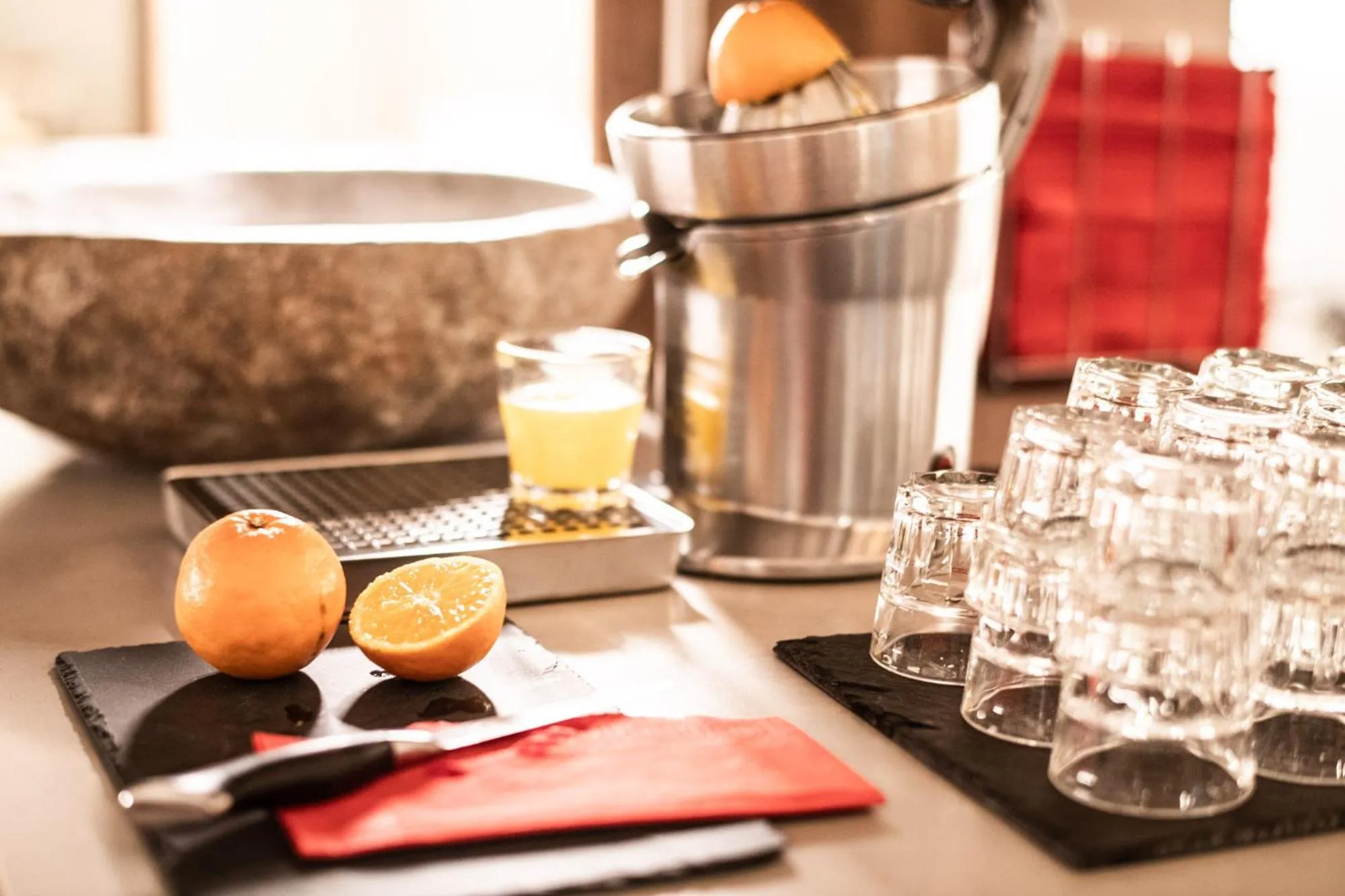 Food close-up in Hotel Daniela