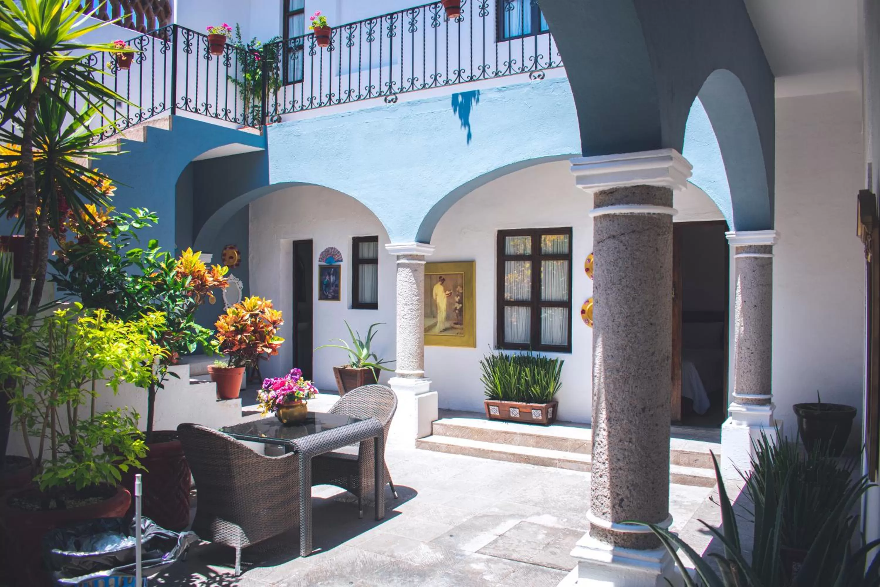Patio in Hotel Boutique Casa Altamira