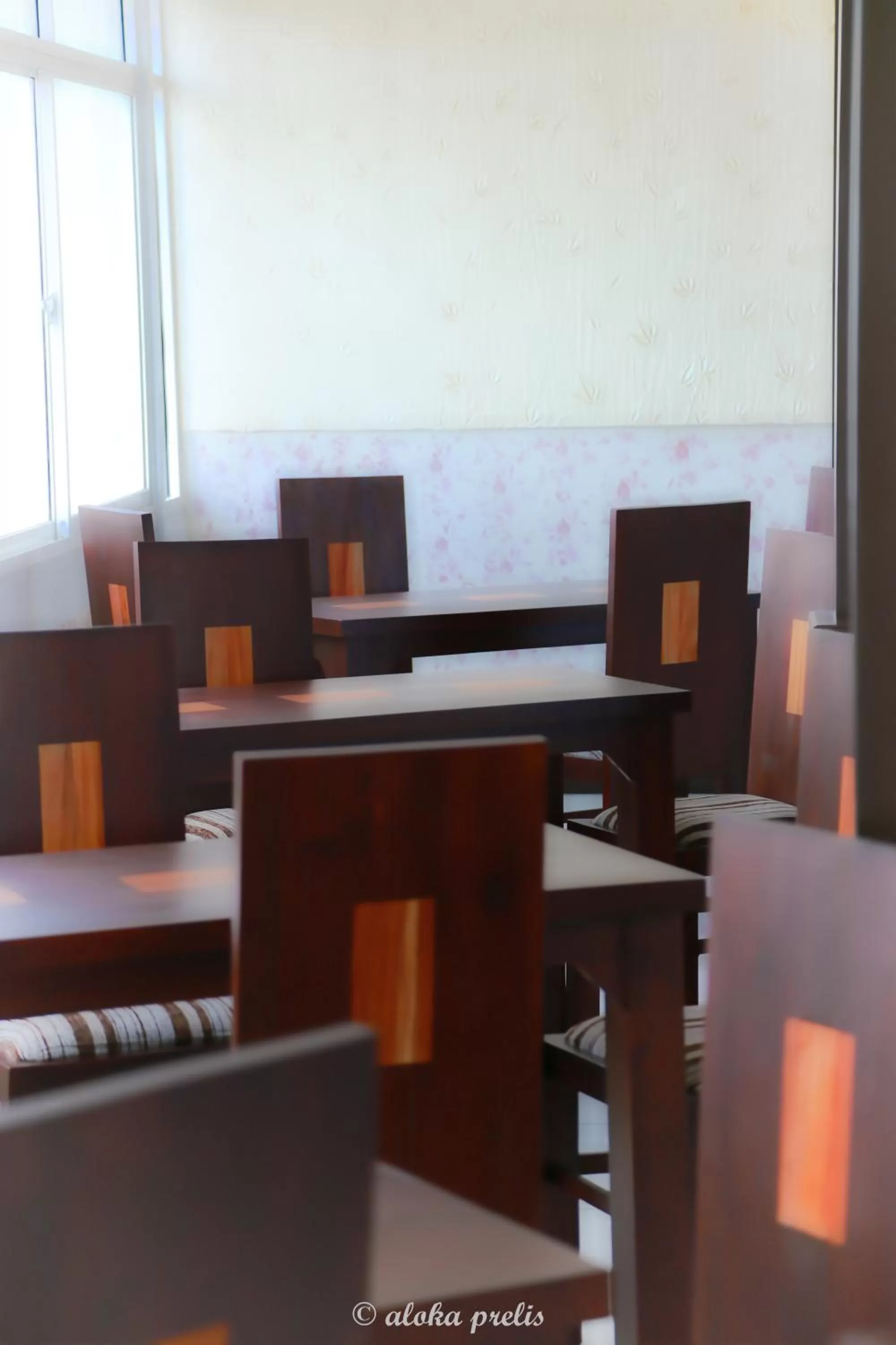 Dining area in Ceylon City Hotel,Colombo