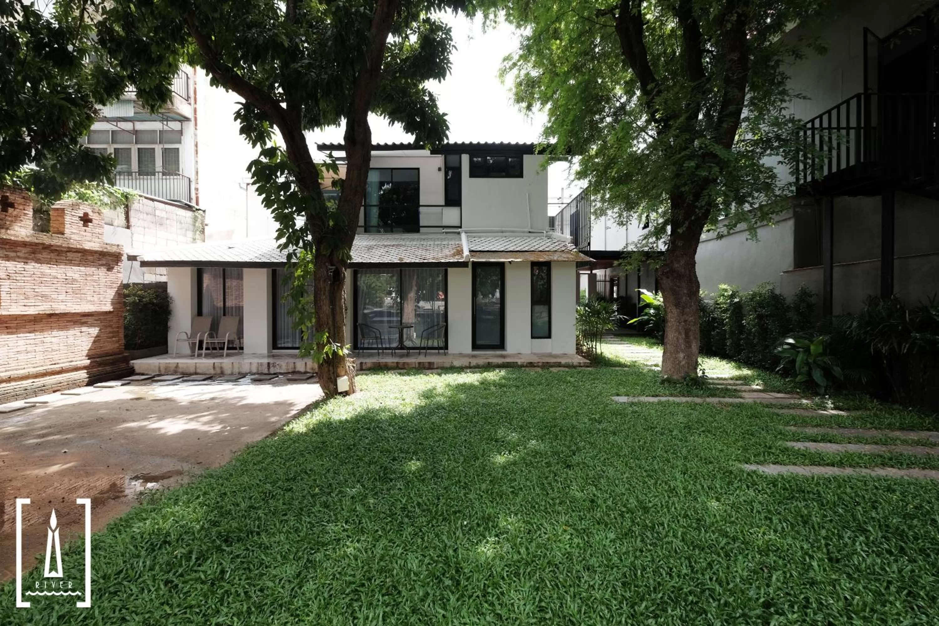 Garden in i-river chiangmai