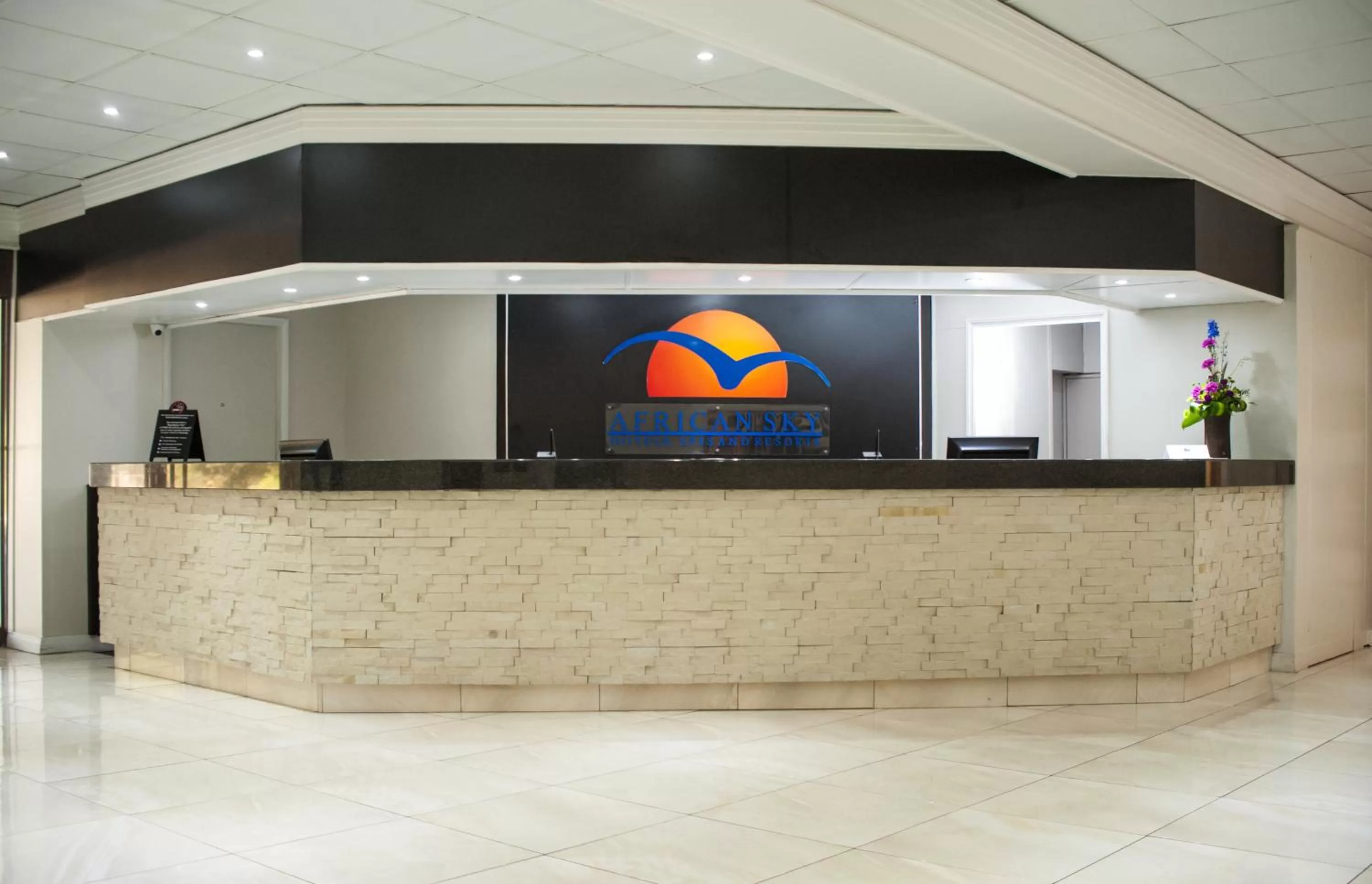 Lobby or reception in African Sky Newcastle Inn