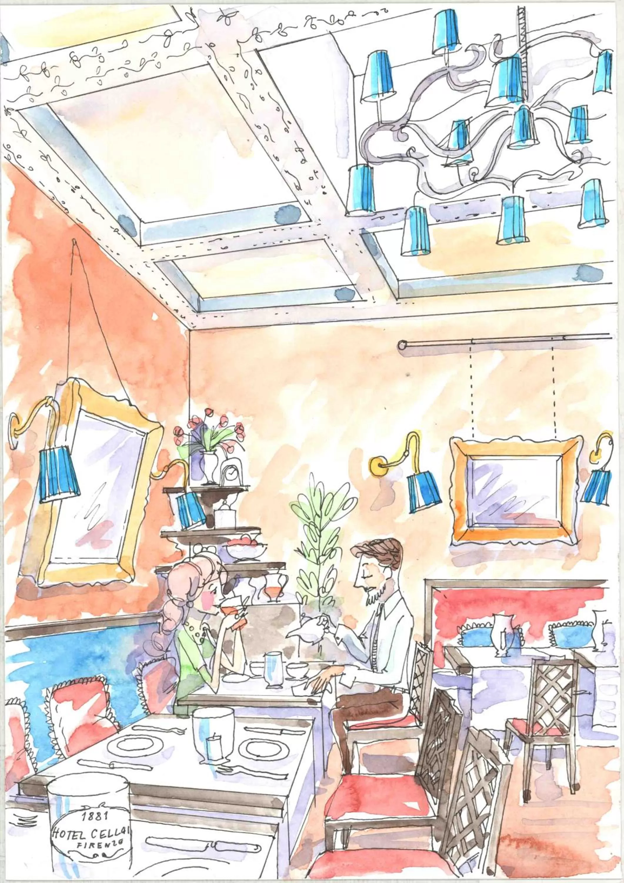 Restaurant/places to eat in Cellai Hotel Florence