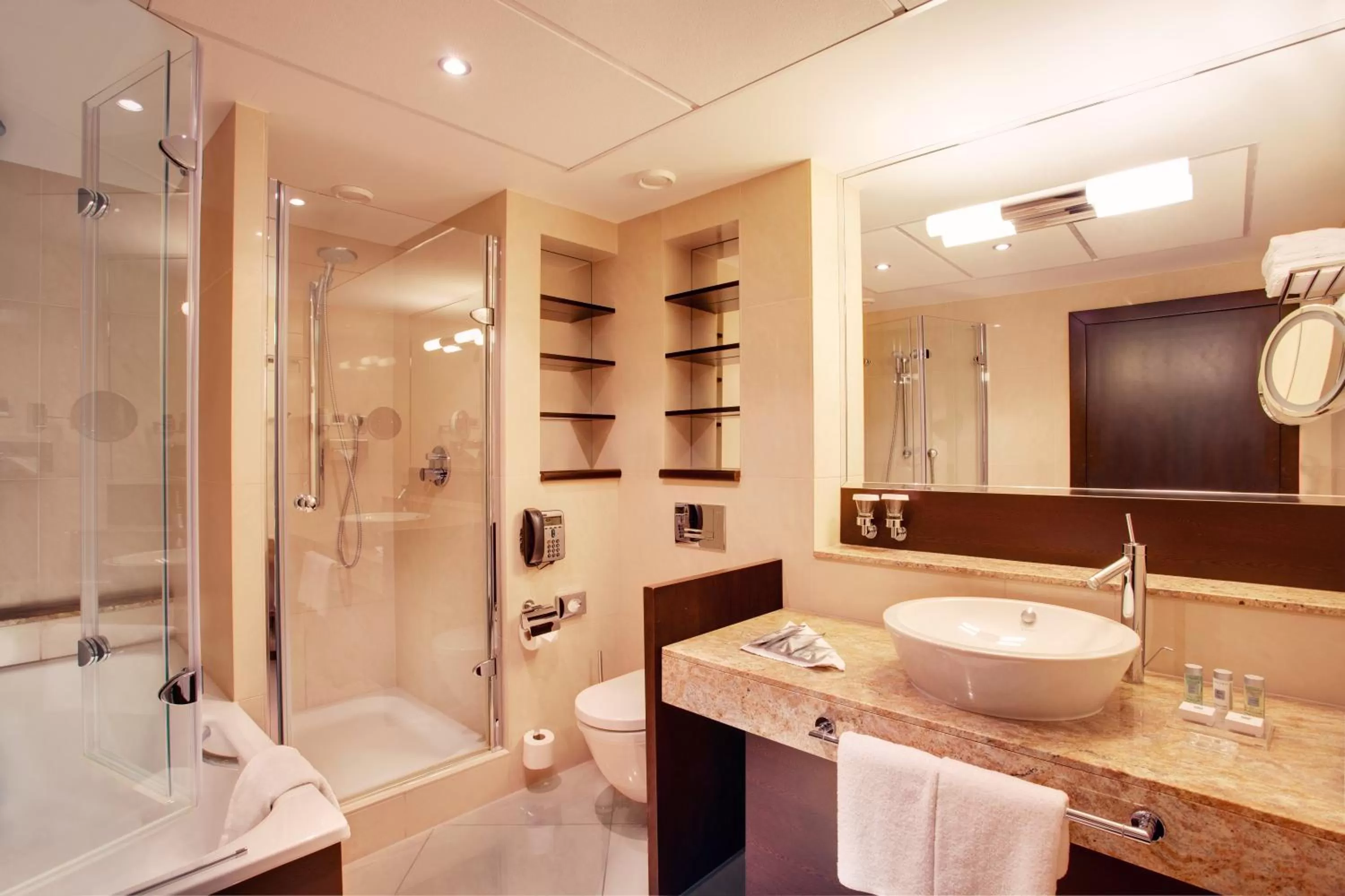 Bathroom in Crowne Plaza Bratislava by IHG