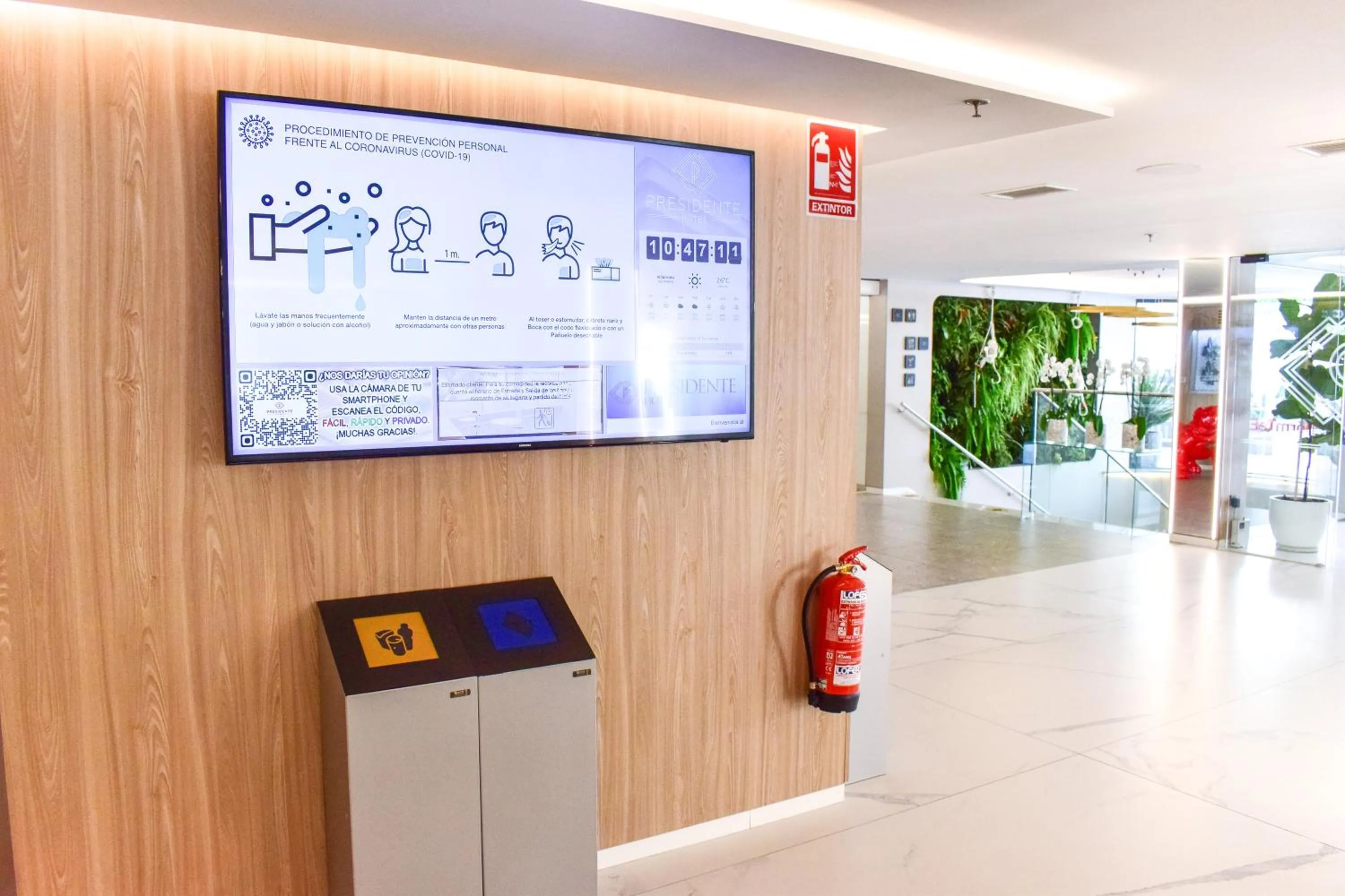 Lobby or reception in Hotel Presidente 4 sup