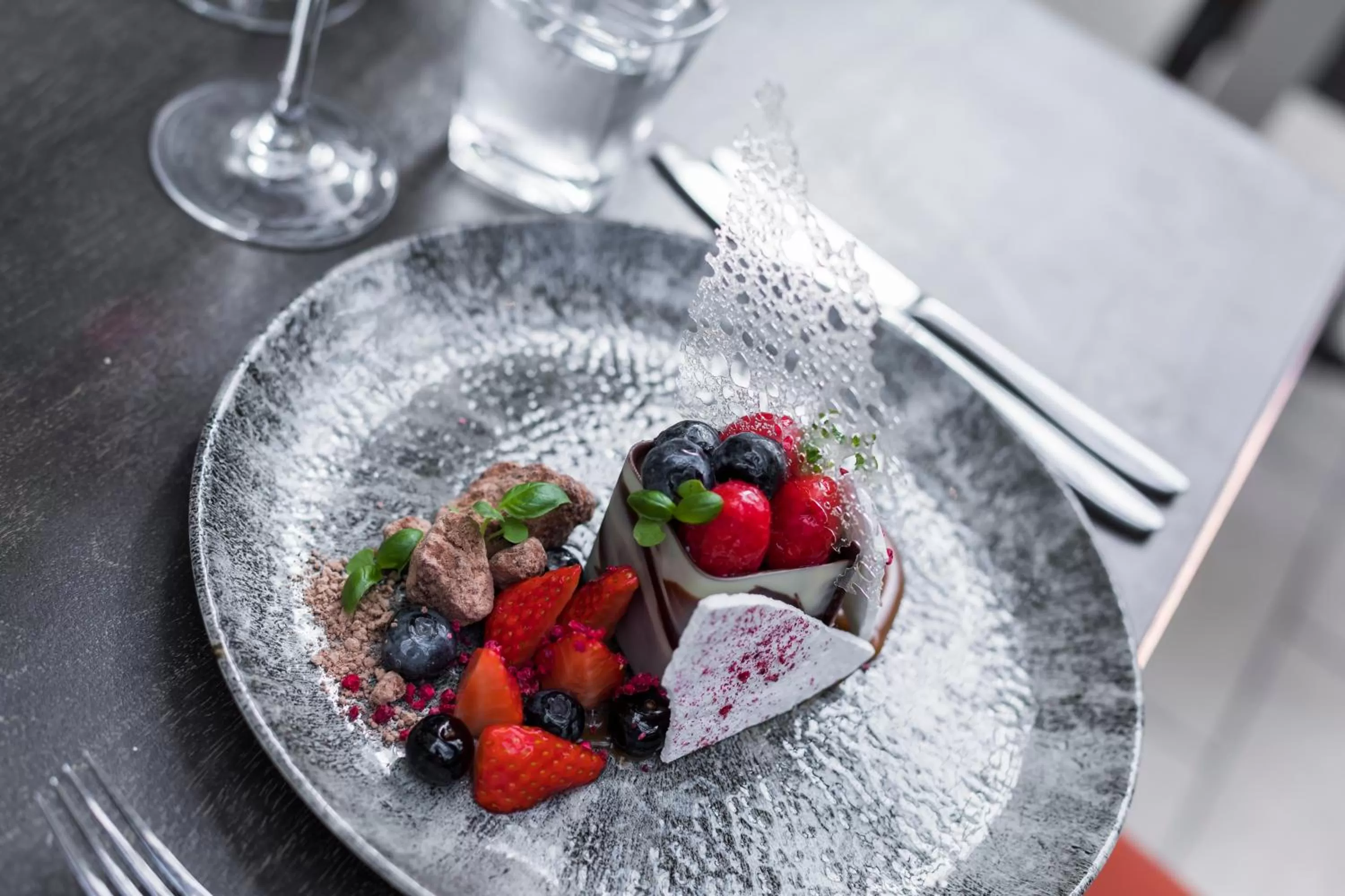 Food close-up in Coombe Abbey Hotel