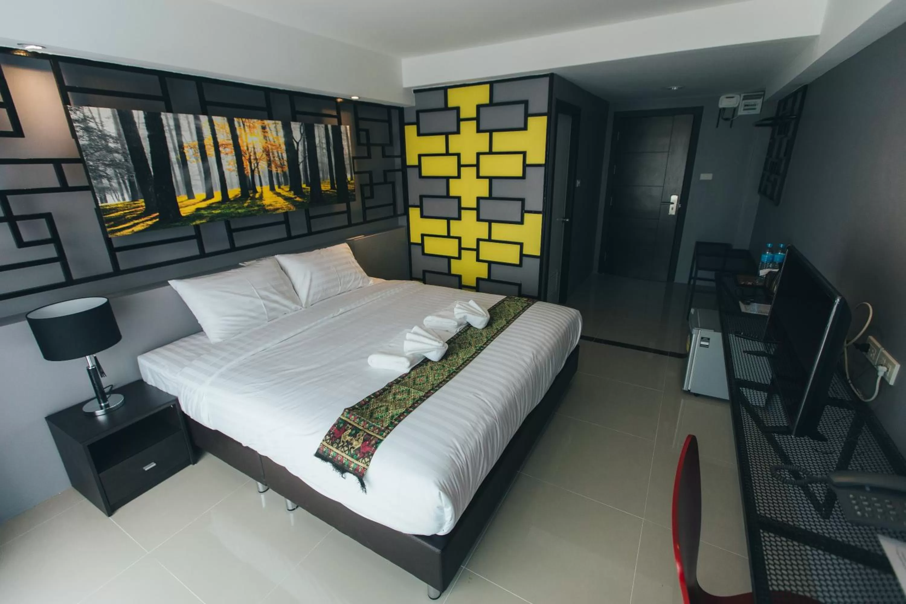 Bed in PP@Hotel Rangsit