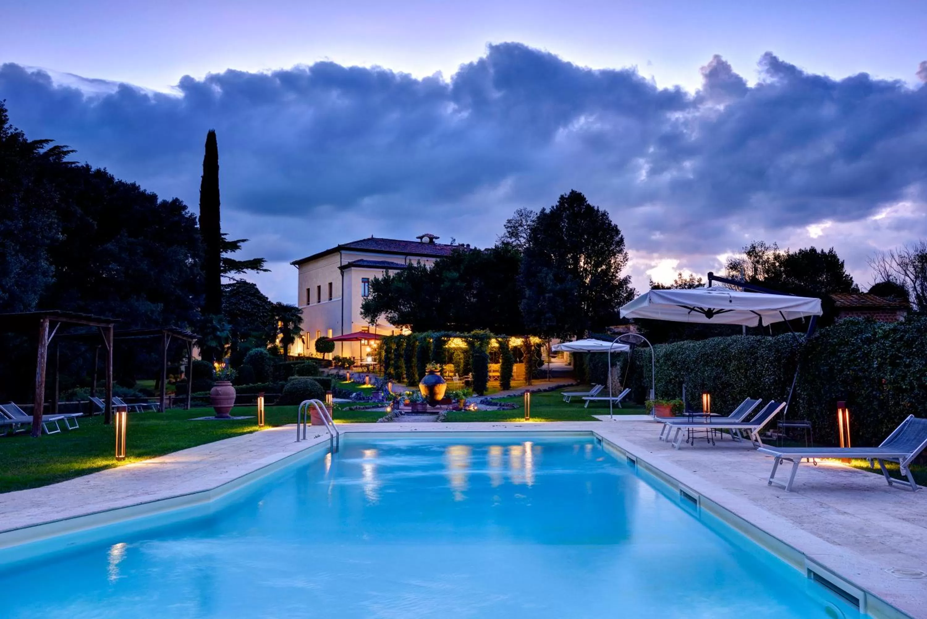 Pool view in Villa Sabolini