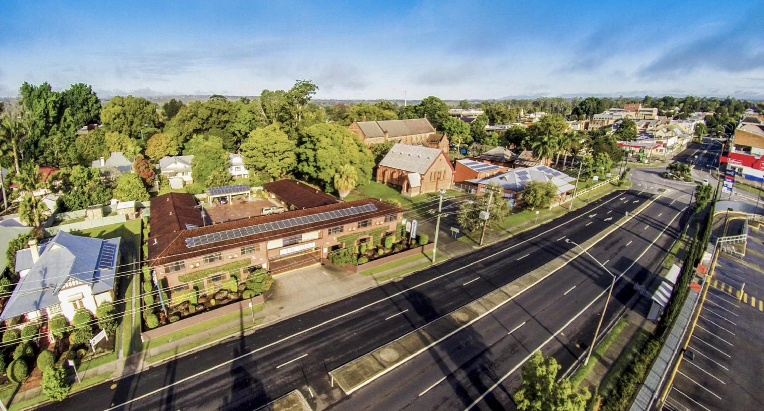 Facade/entrance in Abbey Motor Inn