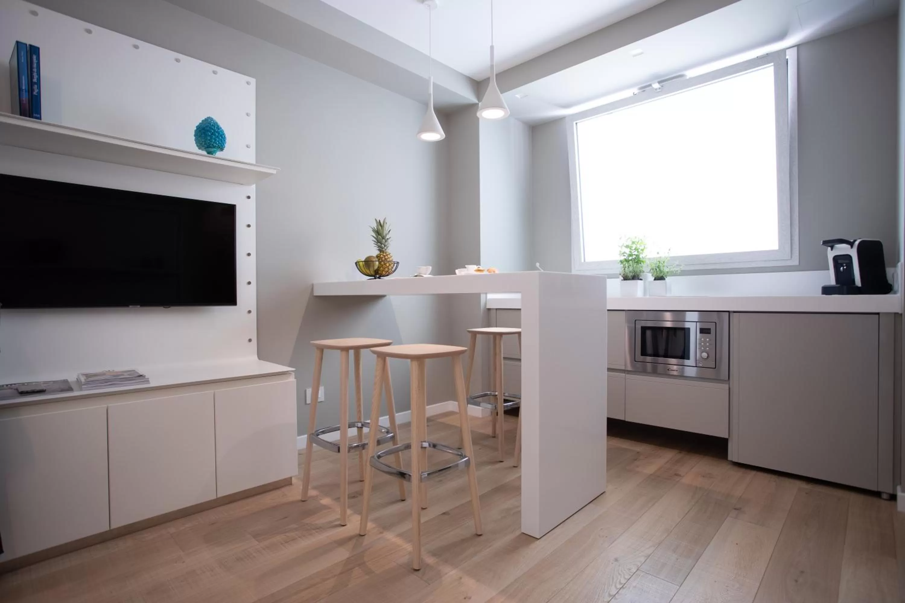 Kitchen or kitchenette in Callistos Hotel & Spa