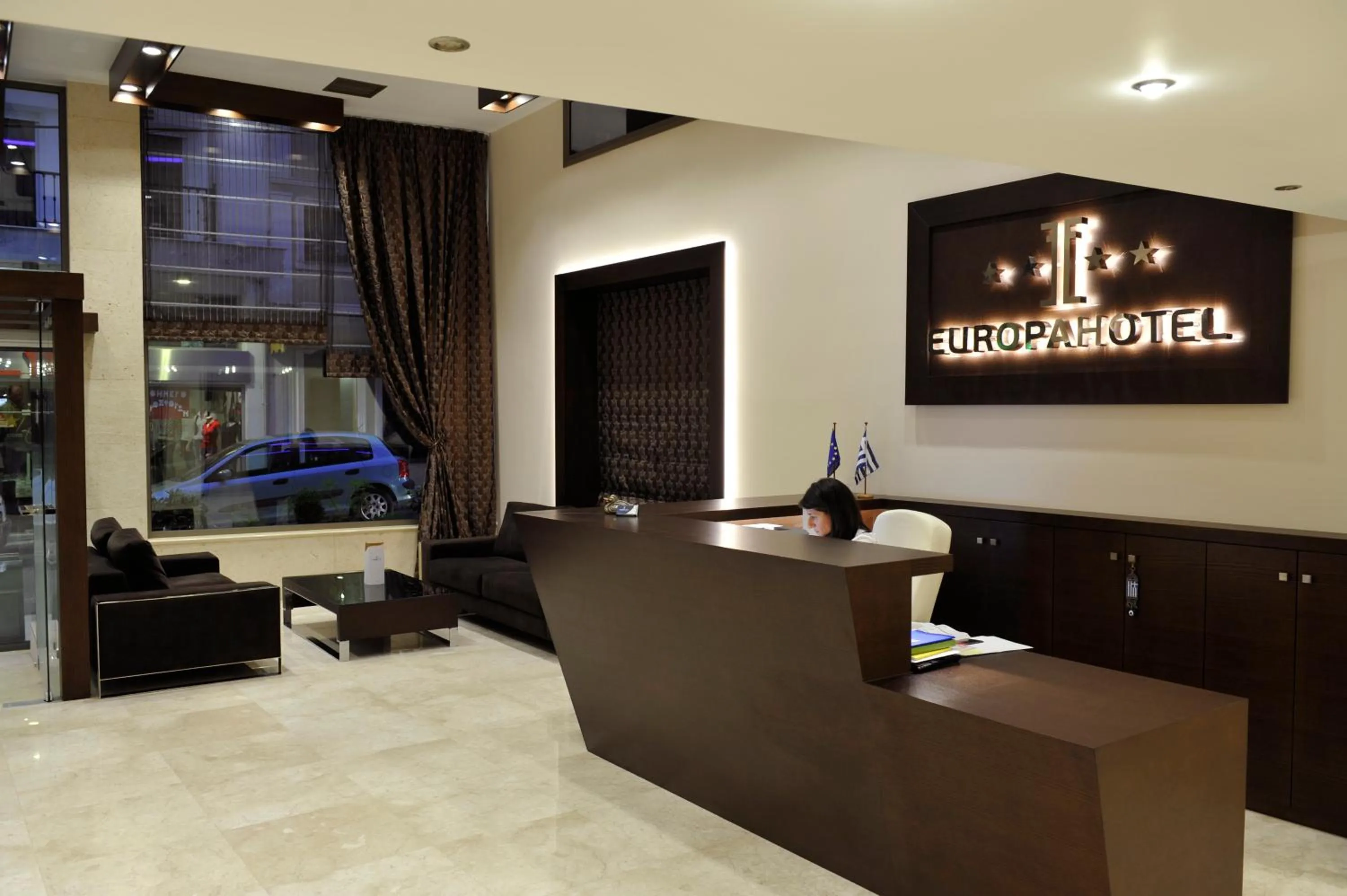 Lobby or reception in Europa Hotel