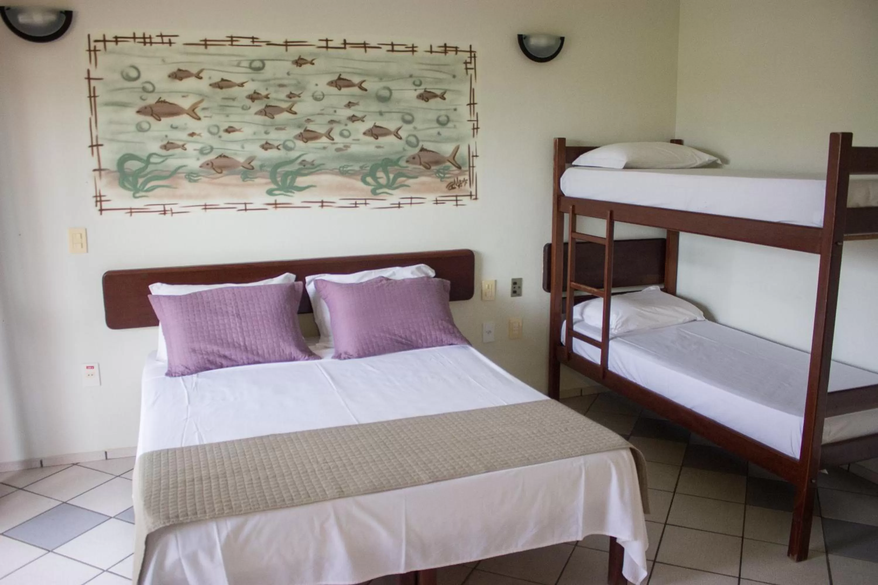Bedroom, Bed in Pousada Coral de Fogo