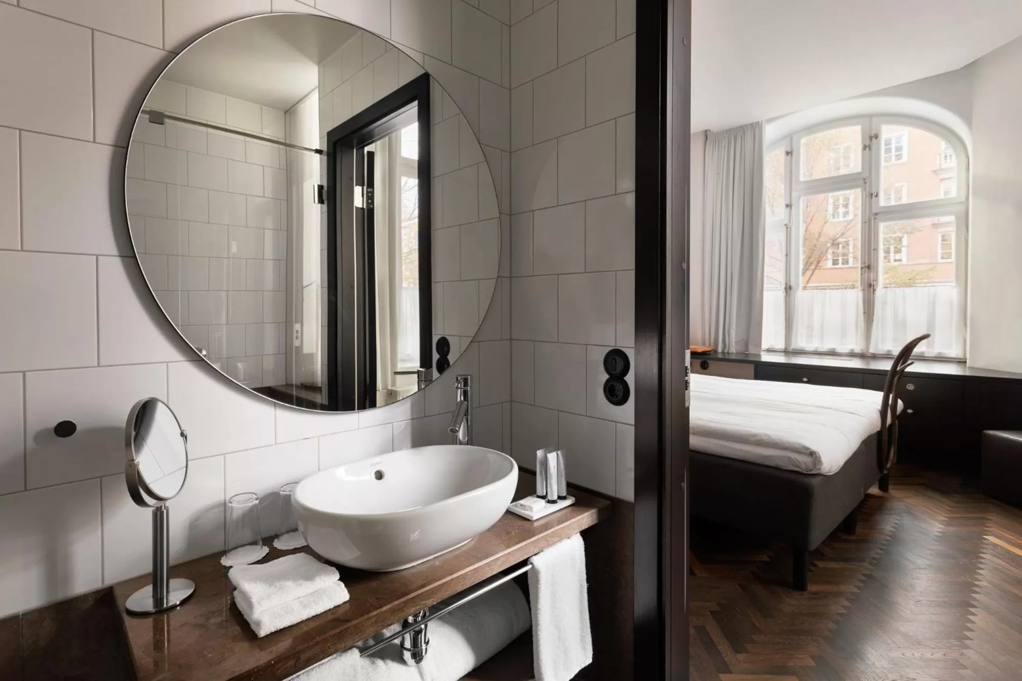 Bathroom, Bed in Miss Clara by Nobis, Stockholm, a Member of Design Hotels