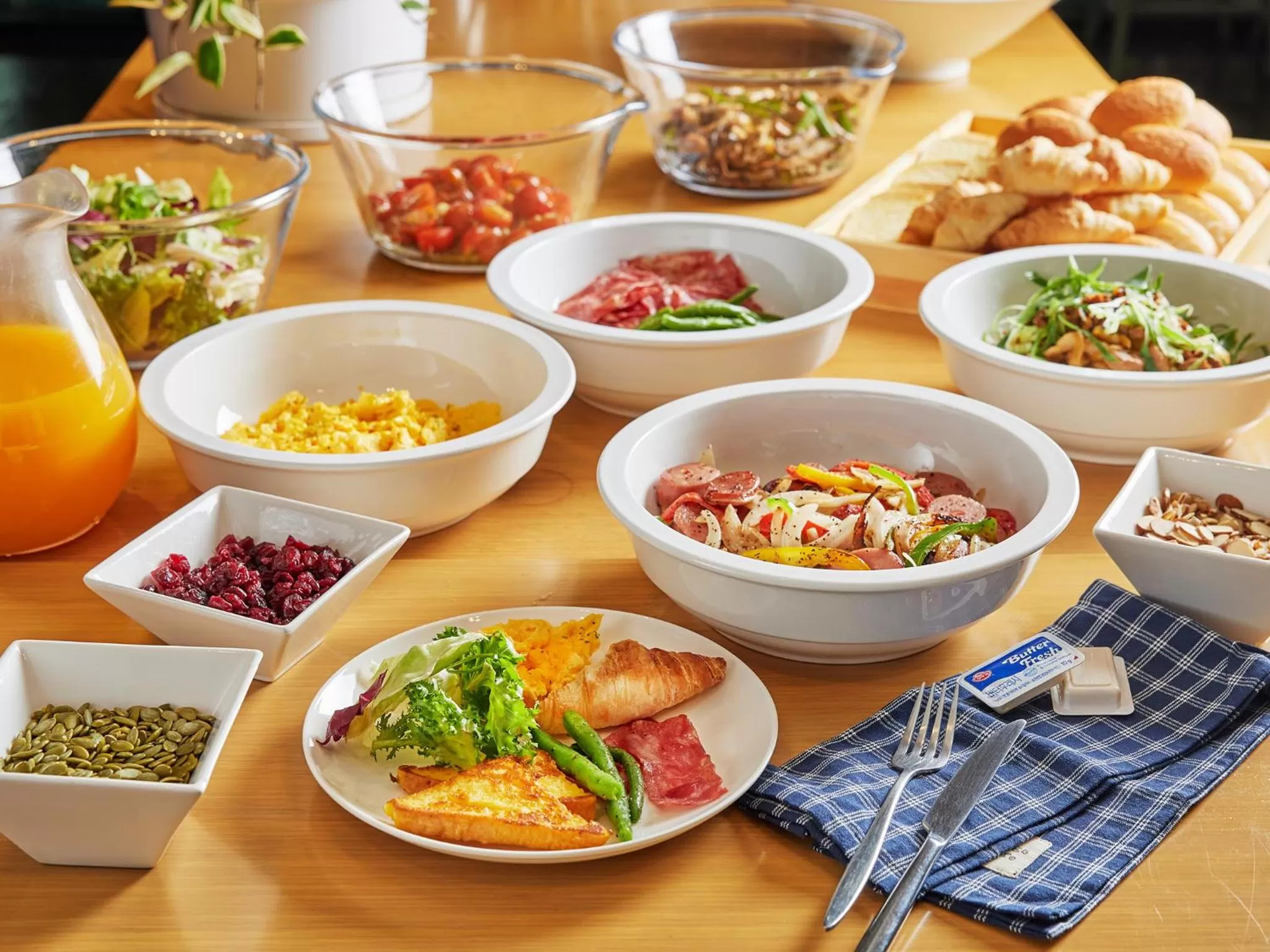 Breakfast in G2 Hotel Myeongdong