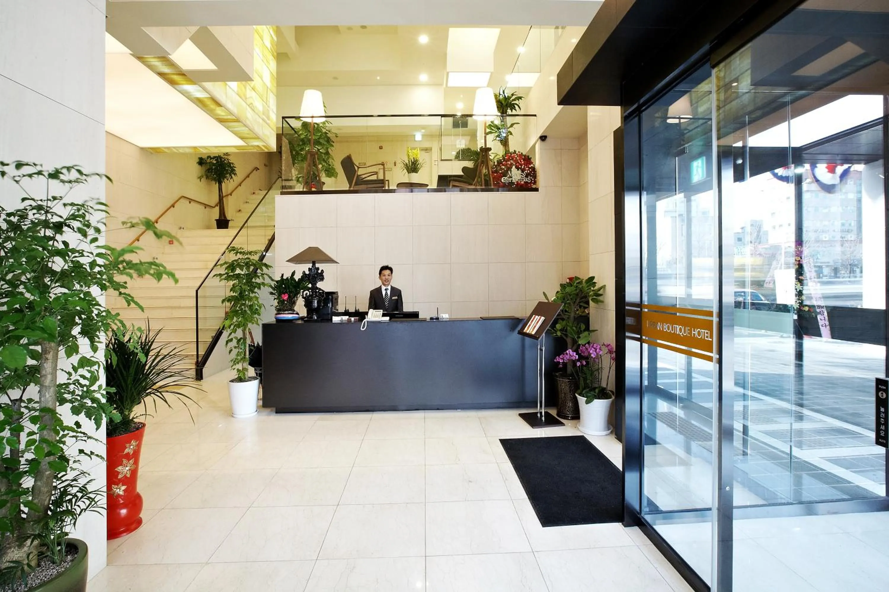 Staff in Urban Boutique Hotel