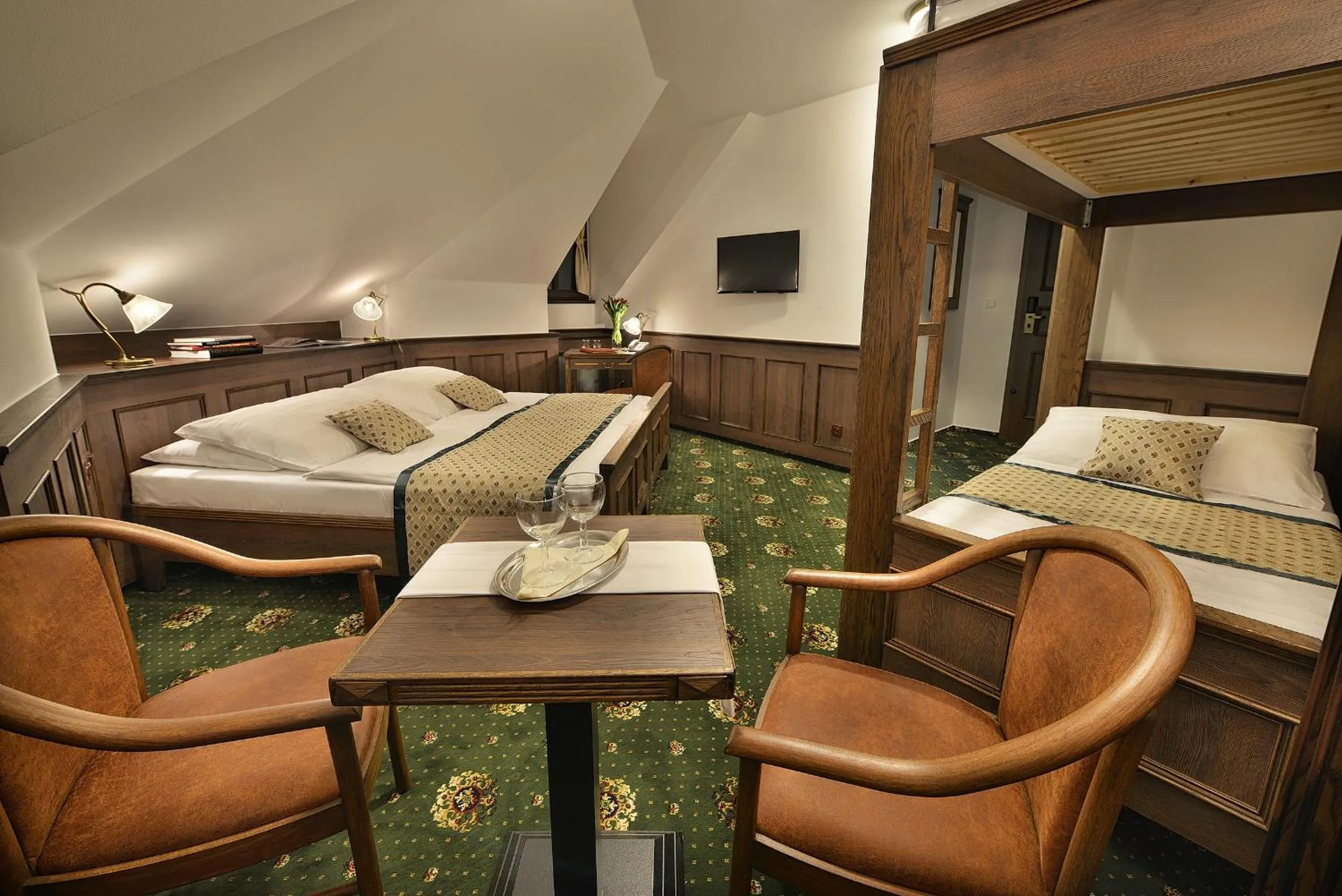 Photo of the whole room, Bed in Hotel Podhrad