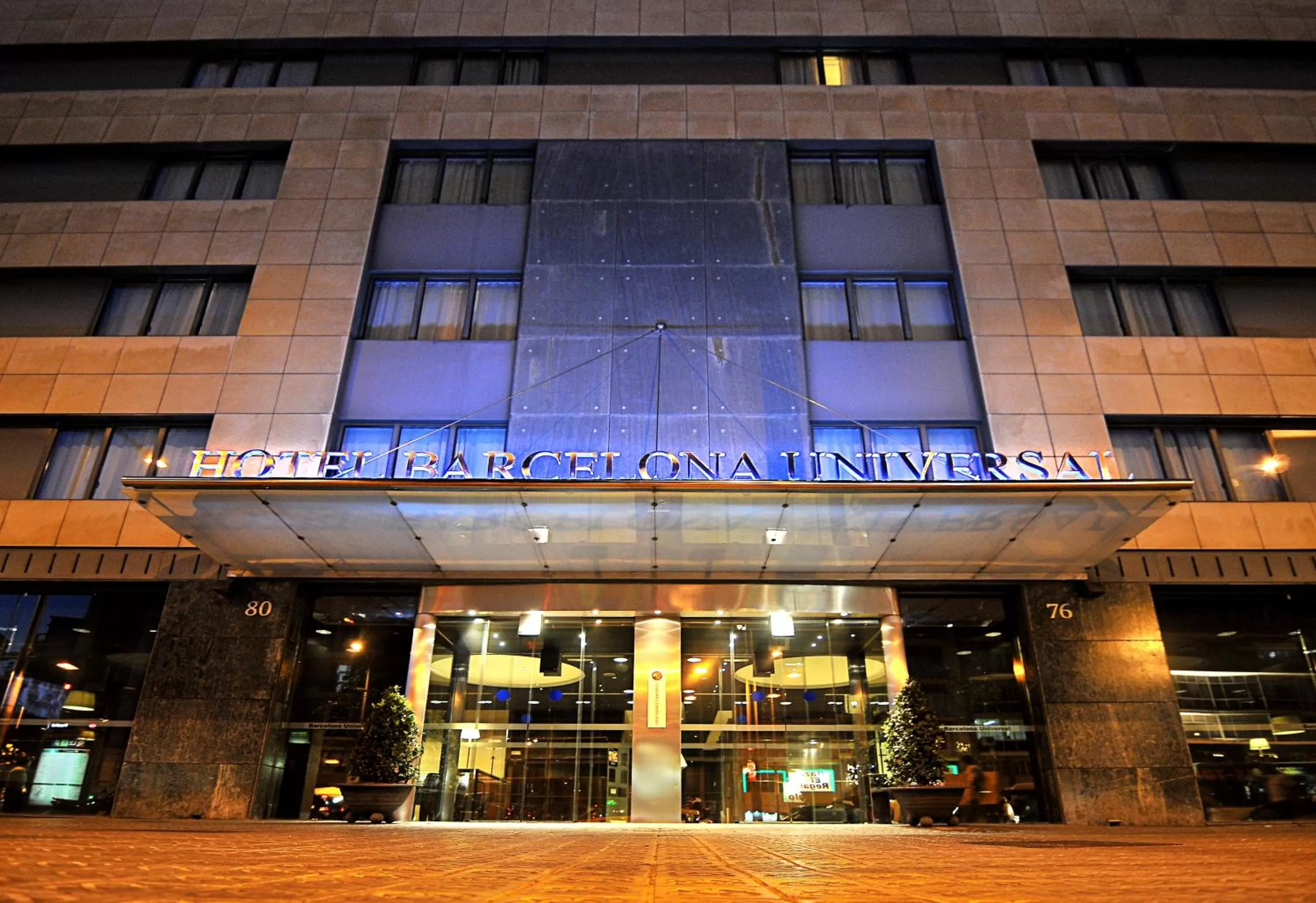 Facade/entrance in Hotel Barcelona Universal