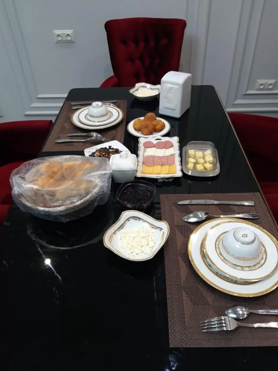 Breakfast in Suleyman hotel