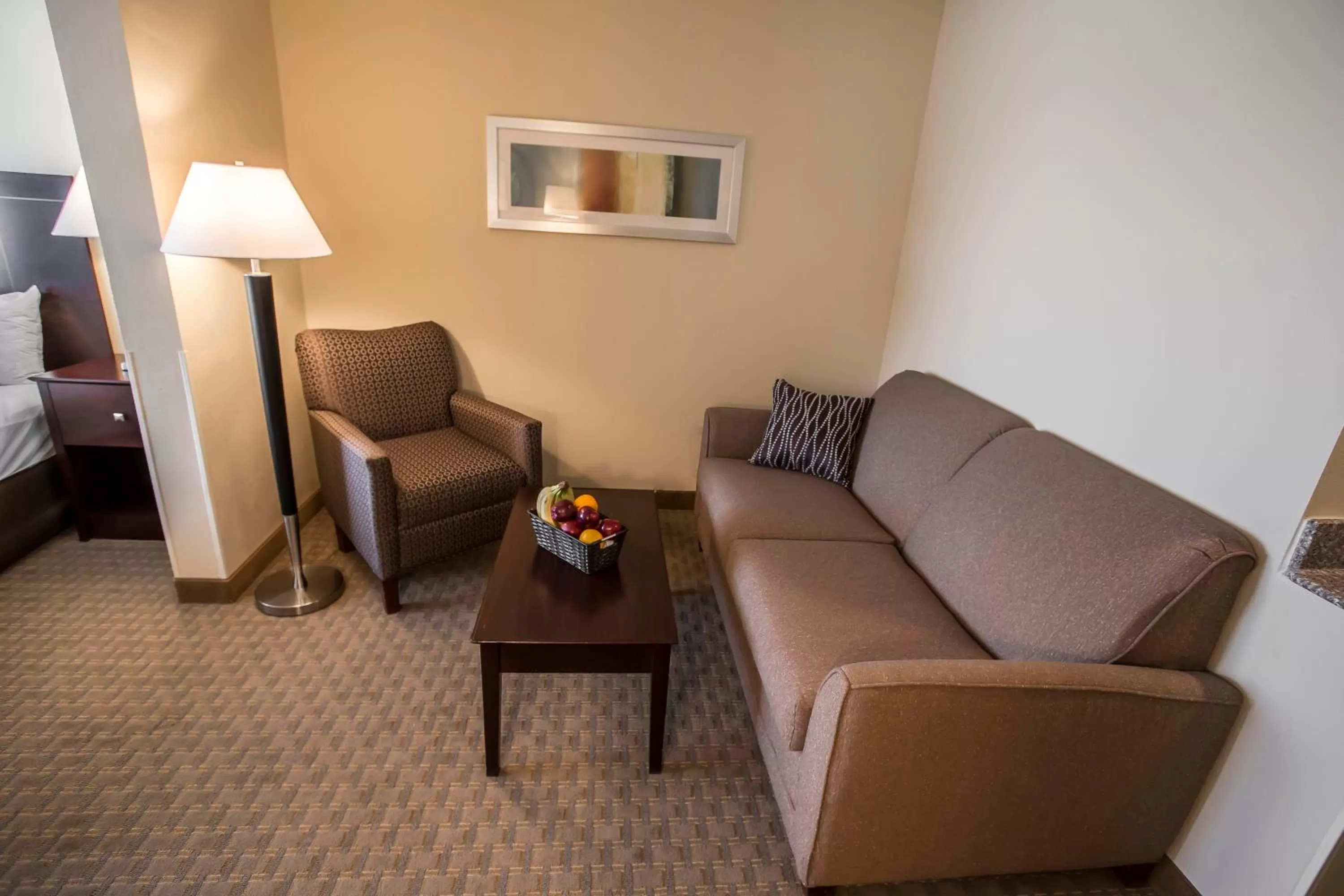 Seating area in Comfort Suites University Area Notre Dame-South Bend