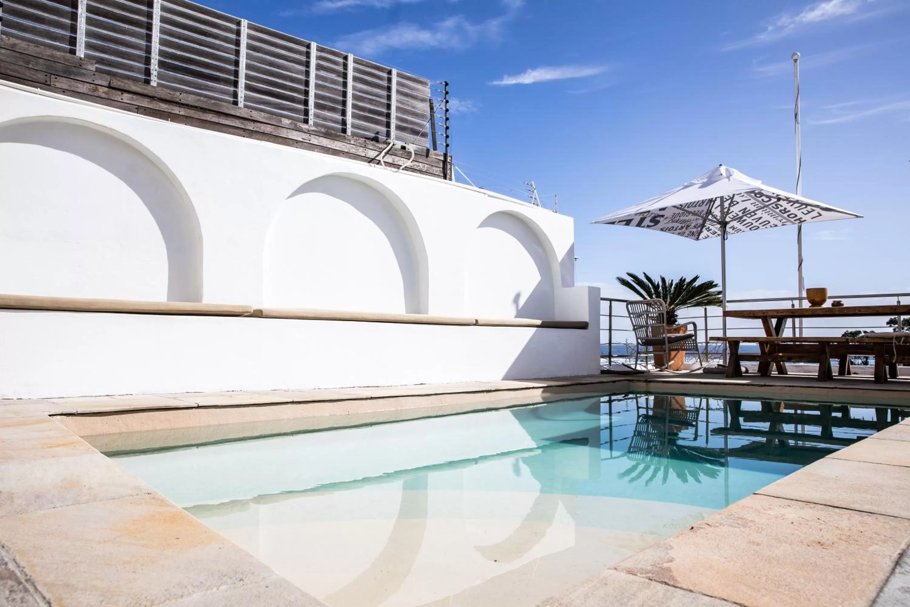 Pool view in Sea Castle Hotel Camps Bay