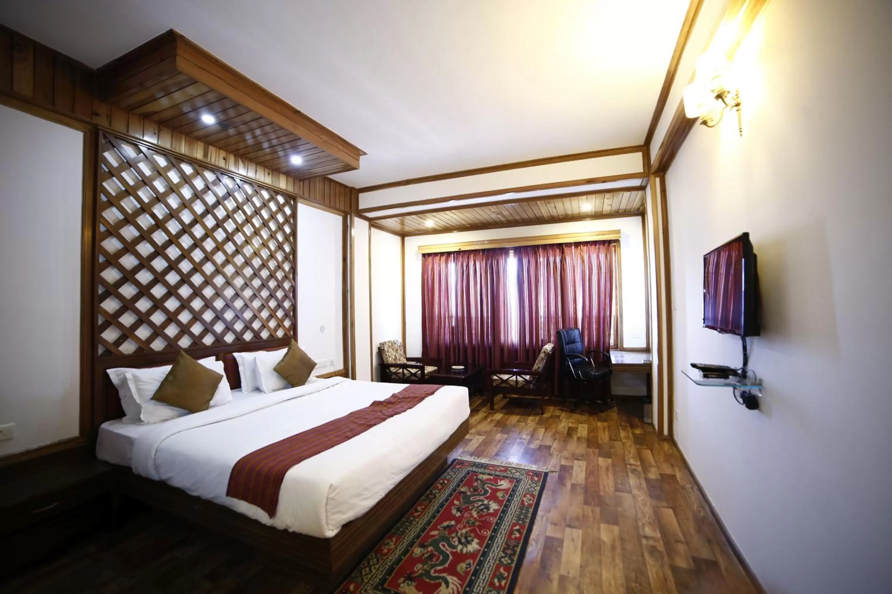 Bedroom, Bed in Yangthang Heritage