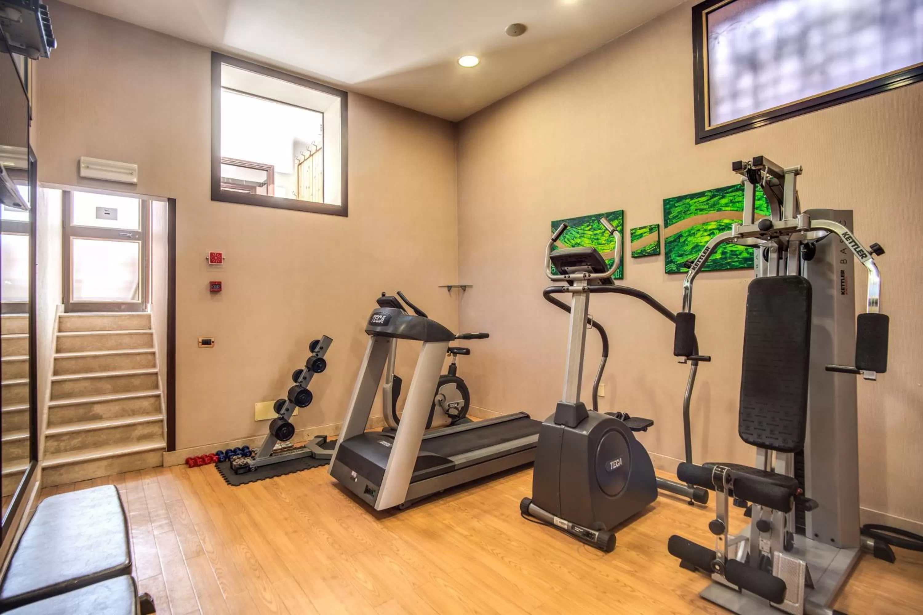 Fitness centre/facilities in Hotel Diocleziano