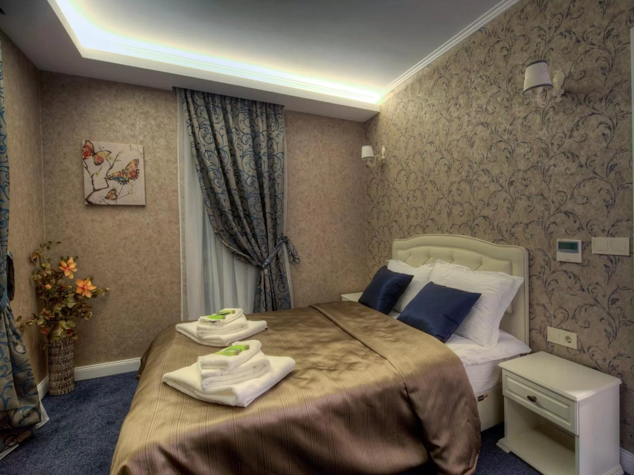 Bed in Family Hotel Agoncev