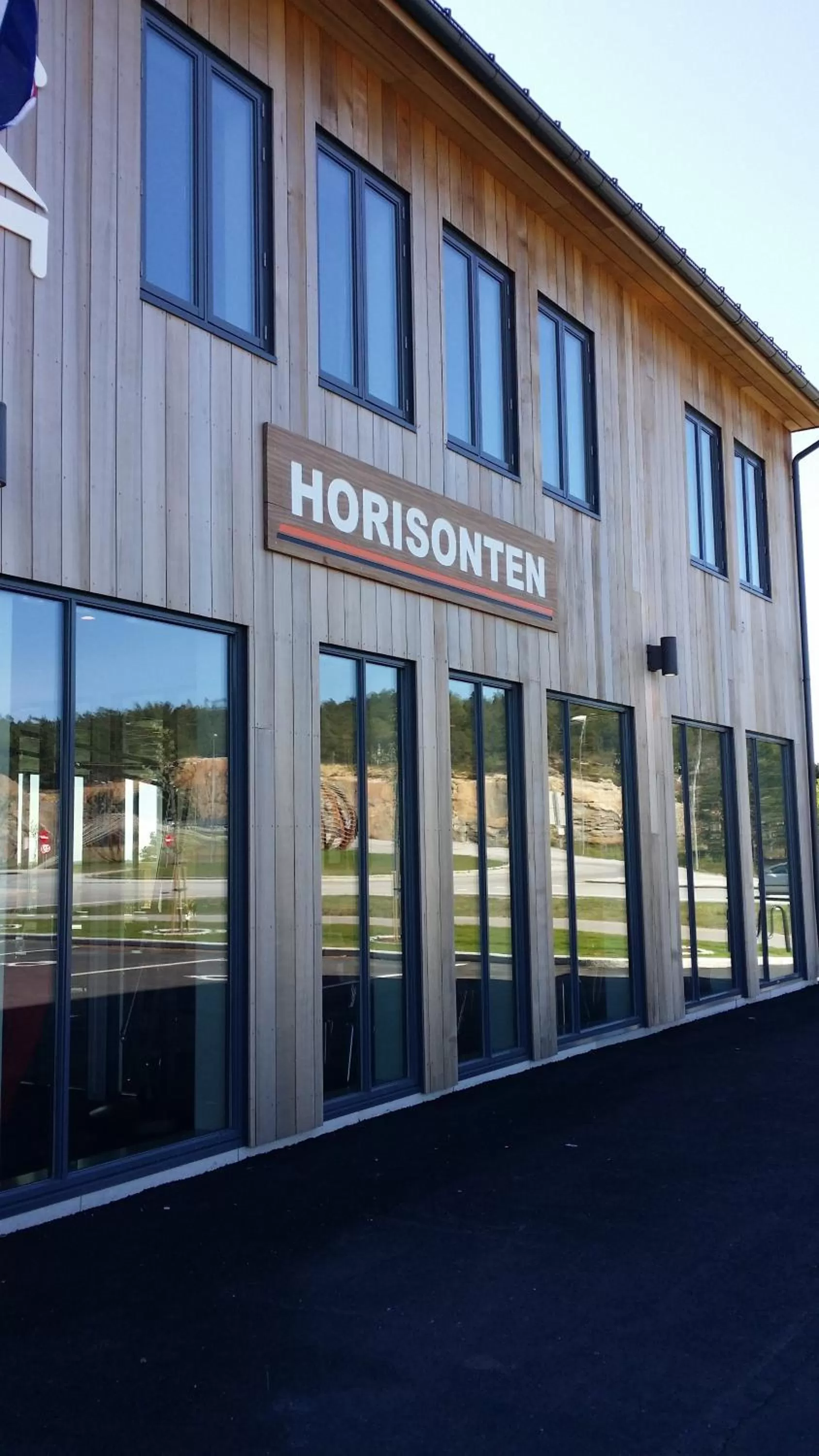 Facade/entrance in Horisonten Lillesand