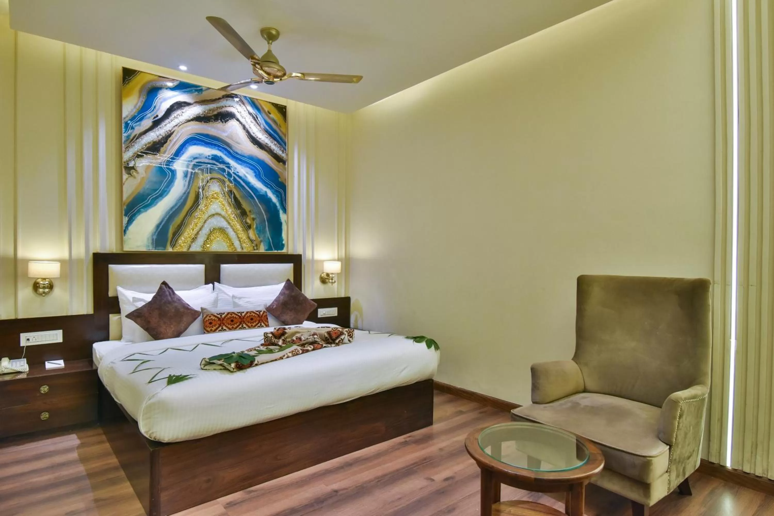 Photo of the whole room, Bed in Hotel BR Grand -Near Golden Temple