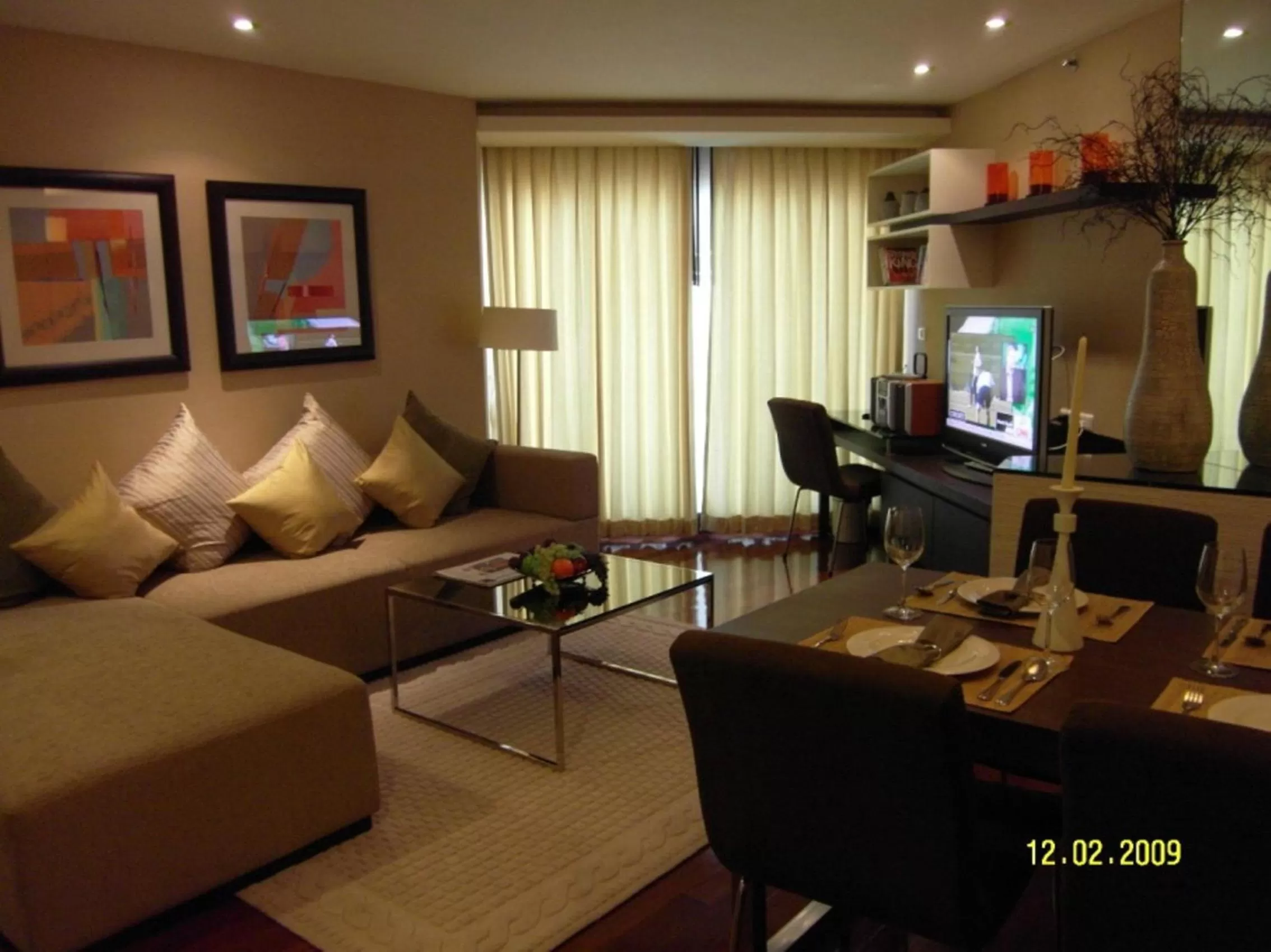 Living room in The Narathiwas Hotel & Residence Sathorn Bangkok
