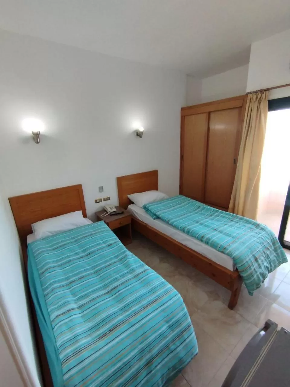 Bed in Sea View Hotel