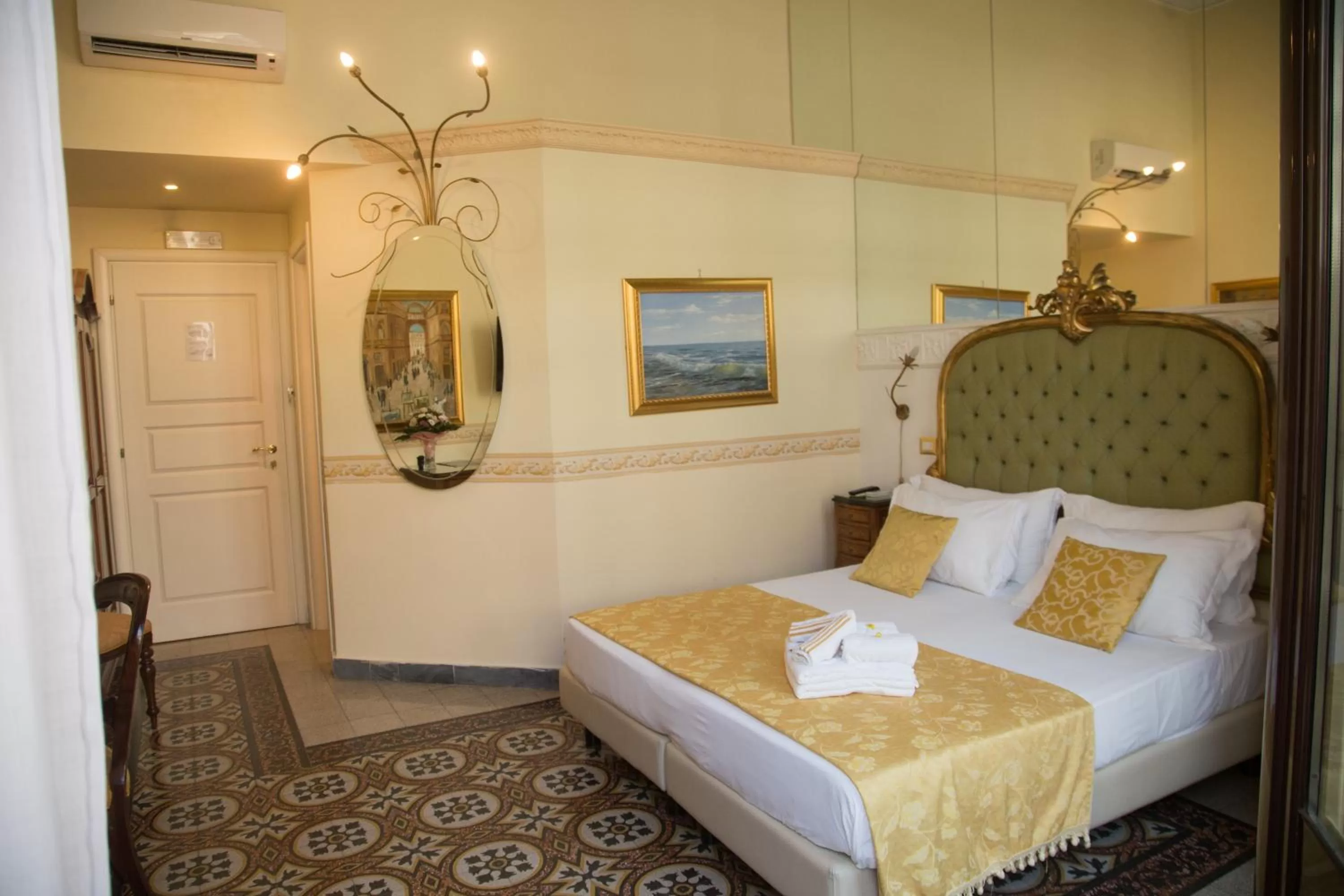 Bed in B&B Art Suite Santa Brigida