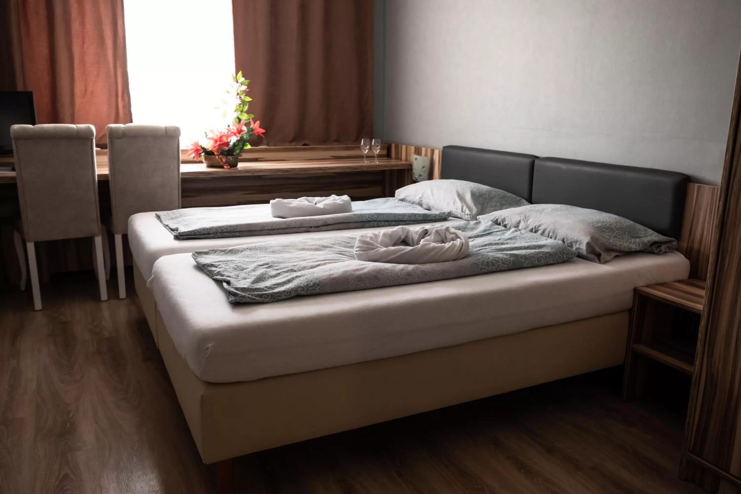 Bed in Hotel Am Limes