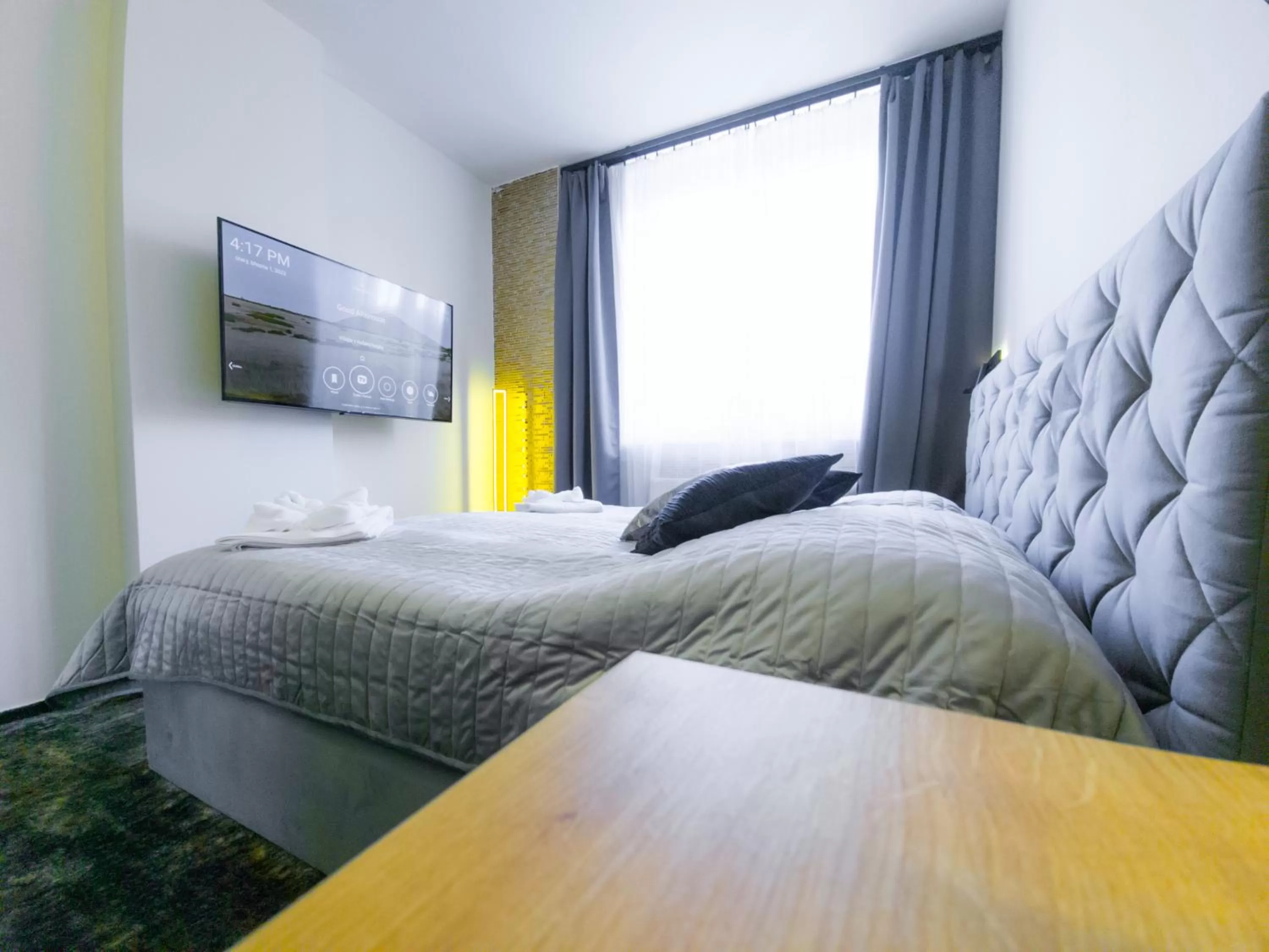 Bedroom, Bed in Olympland Hotel